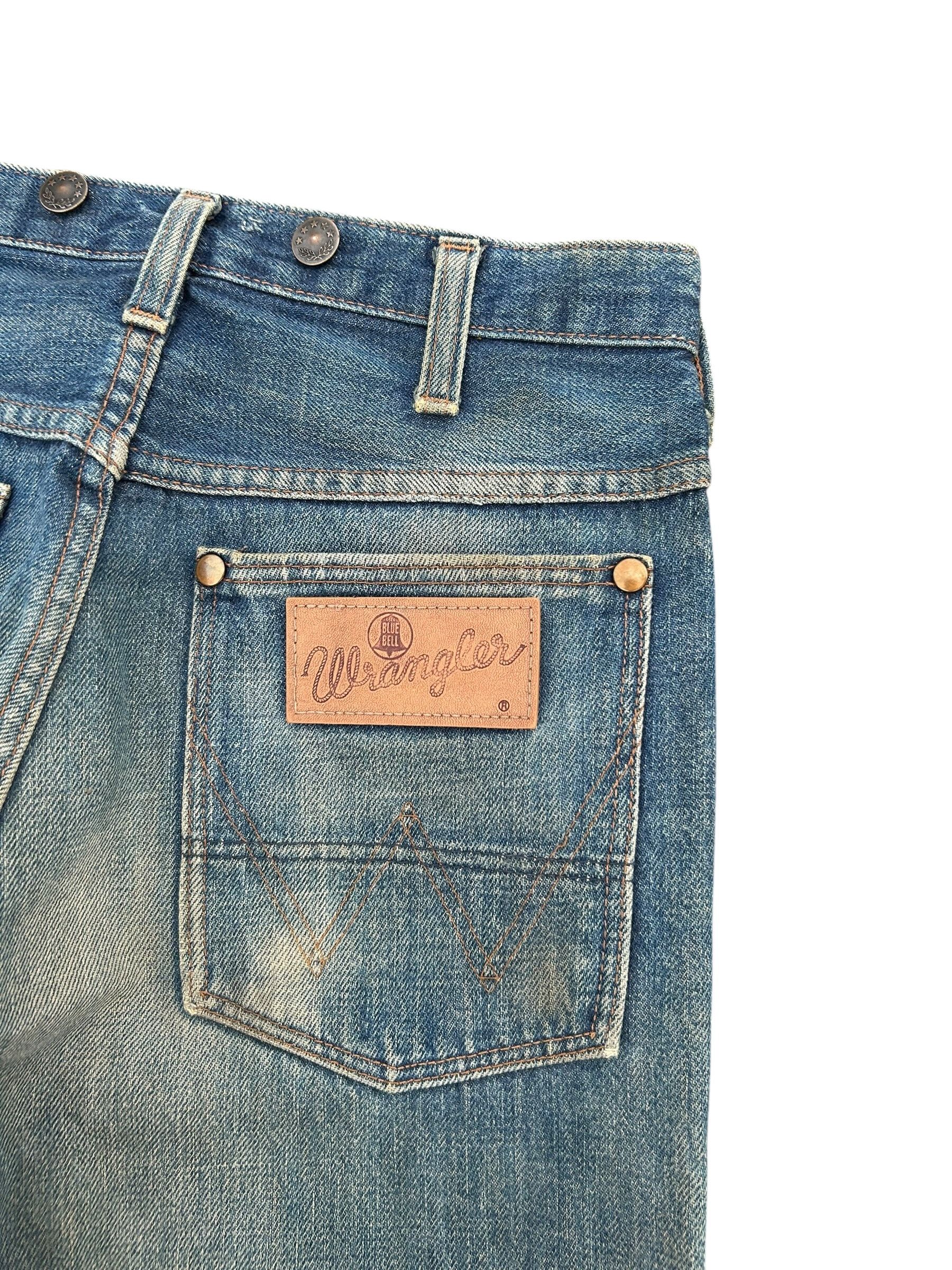 Kapital × Vintage × Wrangler Vintage Wrangler Selvedge Rusty Mud Wash Denim Jeans Size US 28 / EU 44 - 3 Thumbnail