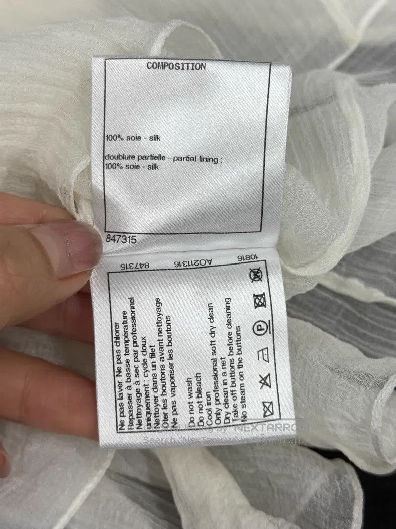 Chanel Chanel High-end handicraft workshop series white ruffle la Size XS / US 0-2 / IT 36-38 - 7 Thumbnail