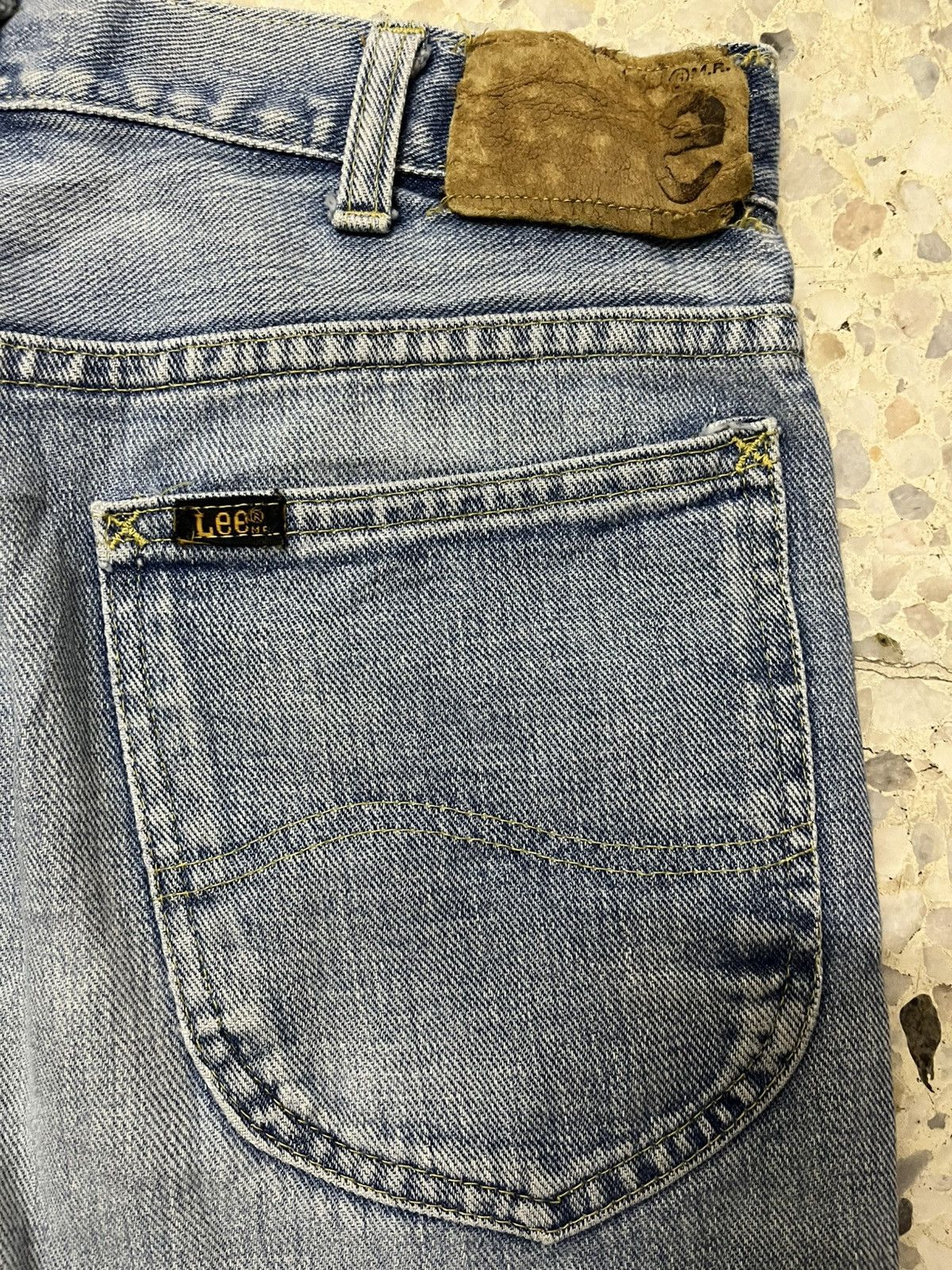 Lee Vintage 70s LEE Rider scovill zipper distressed denim Size US 32 / EU 48 - 4 Thumbnail