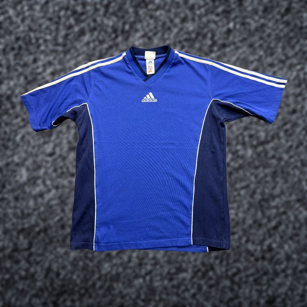 Adidas adidas Aktivriege Agelsee shirt 1999 Blue size L mens Size US L / EU 52-54 / 3 - 1 Thumbnail