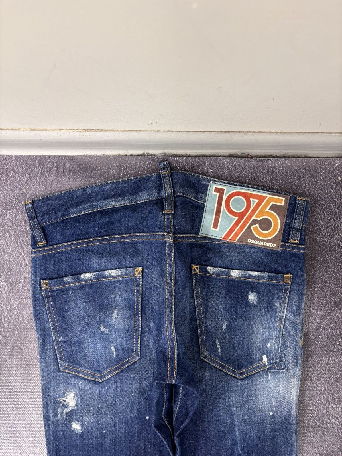 Dsquared2 Dsquared2 Women’s Distressed Painted Blue Denim Jeans Size 30" / US 8 / IT 44 - 12 Thumbnail