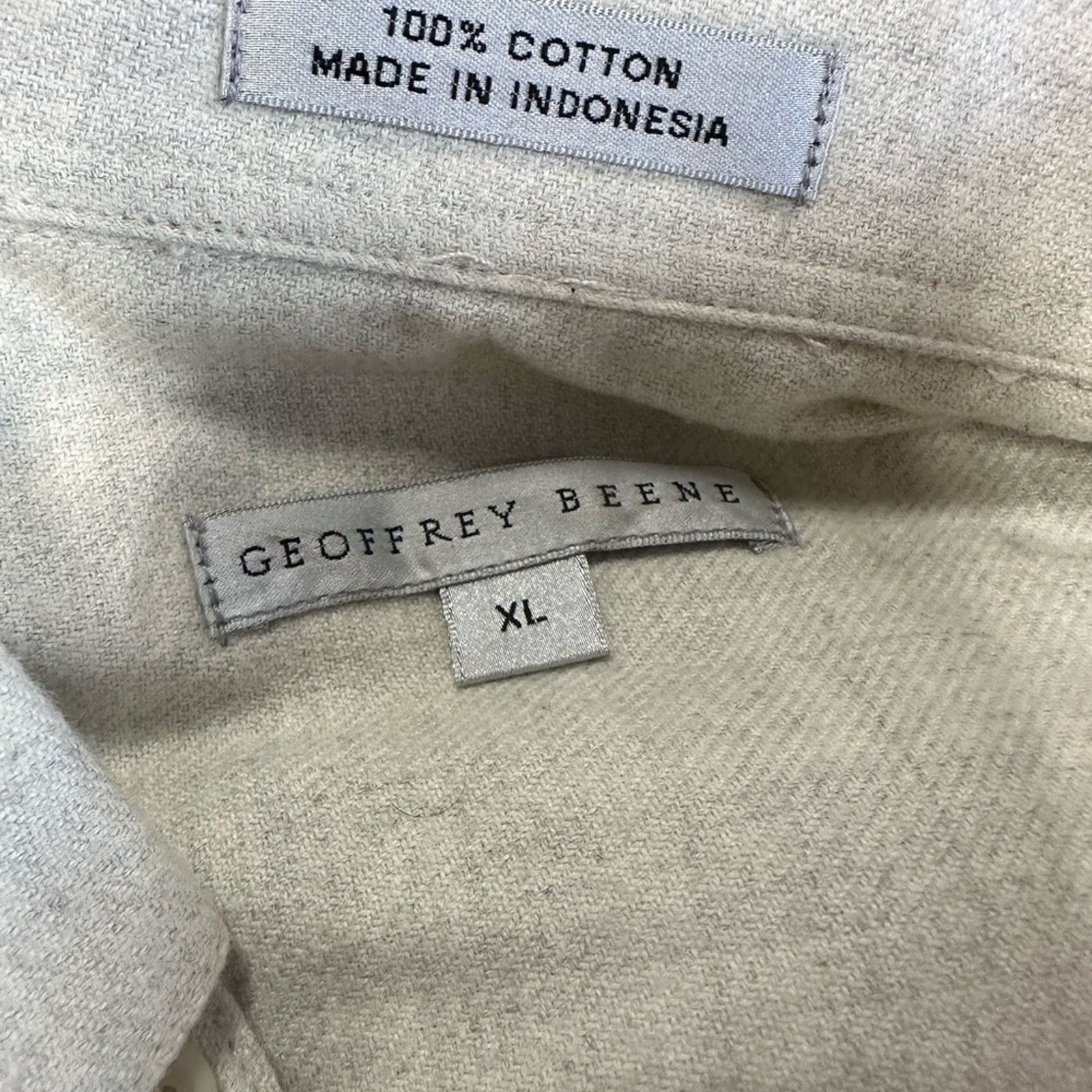 Geoffrey Beene Geoffrey Beene Button Front Shirt Size US XL / EU 56 / 4 - 4 Thumbnail