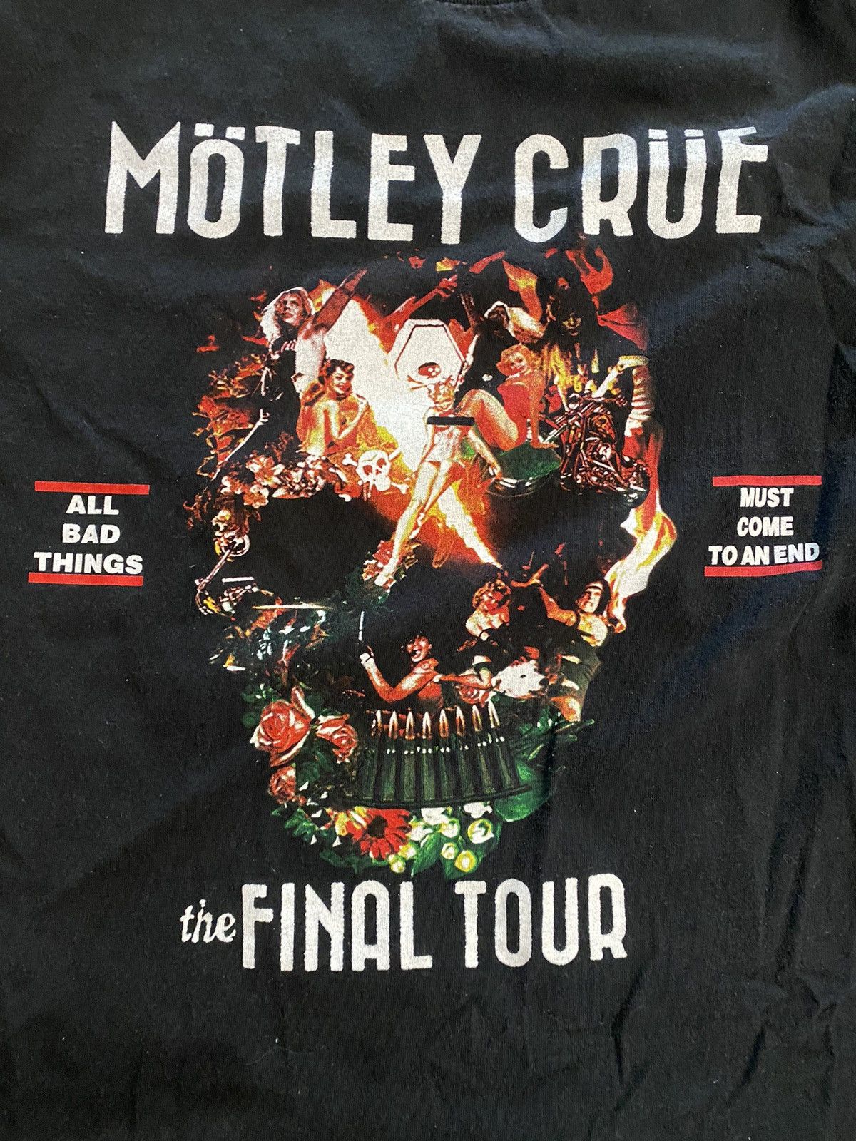 Band Tees × Vintage Motley Crue 2015 concert final tour t-shirt Size US L / EU 52-54 / 3 - 2 Thumbnail