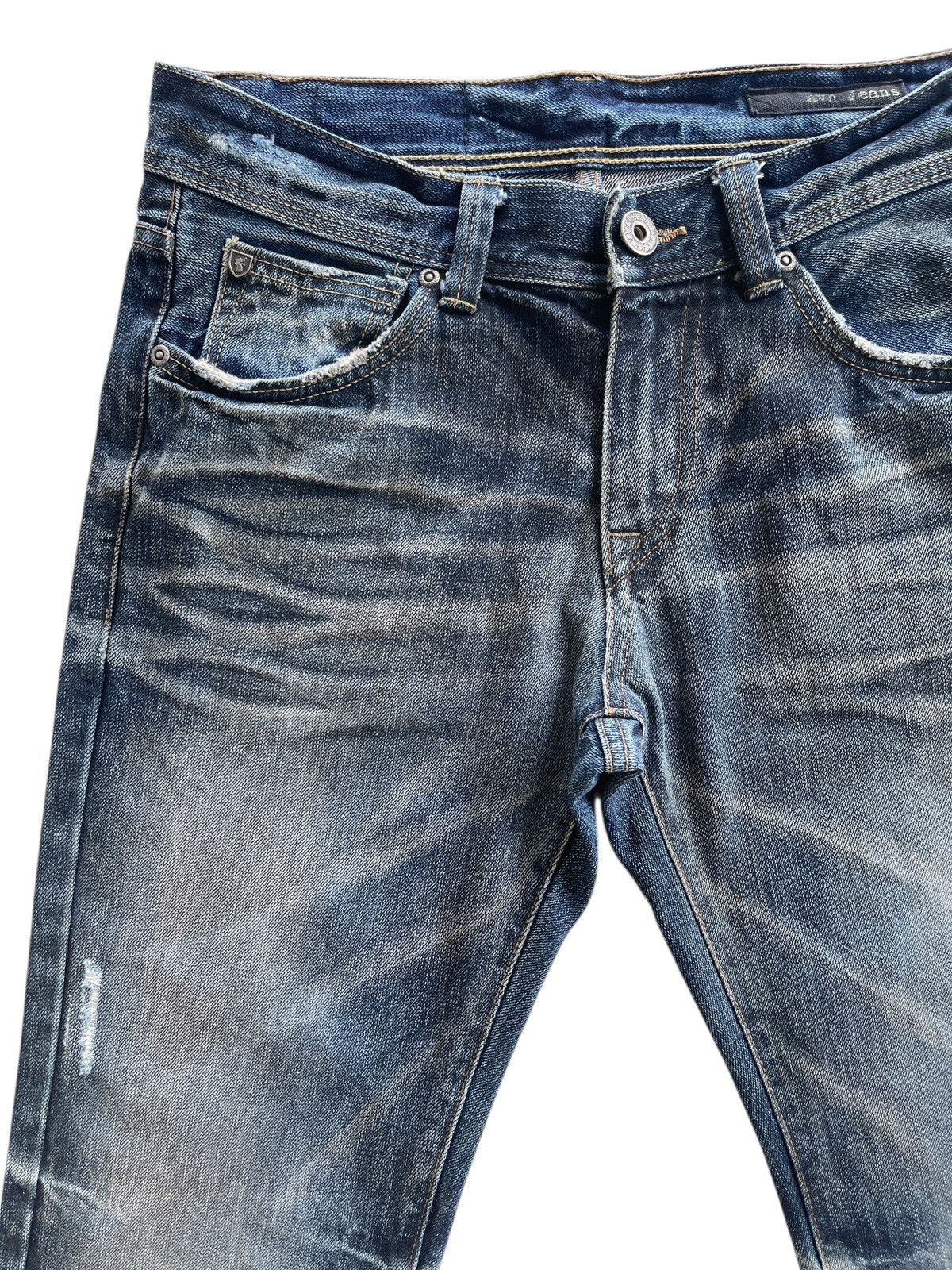 Vintage A.V.H Distressed Rusty Faded Studded Denim Size US 30 / EU 46 - 5 Thumbnail