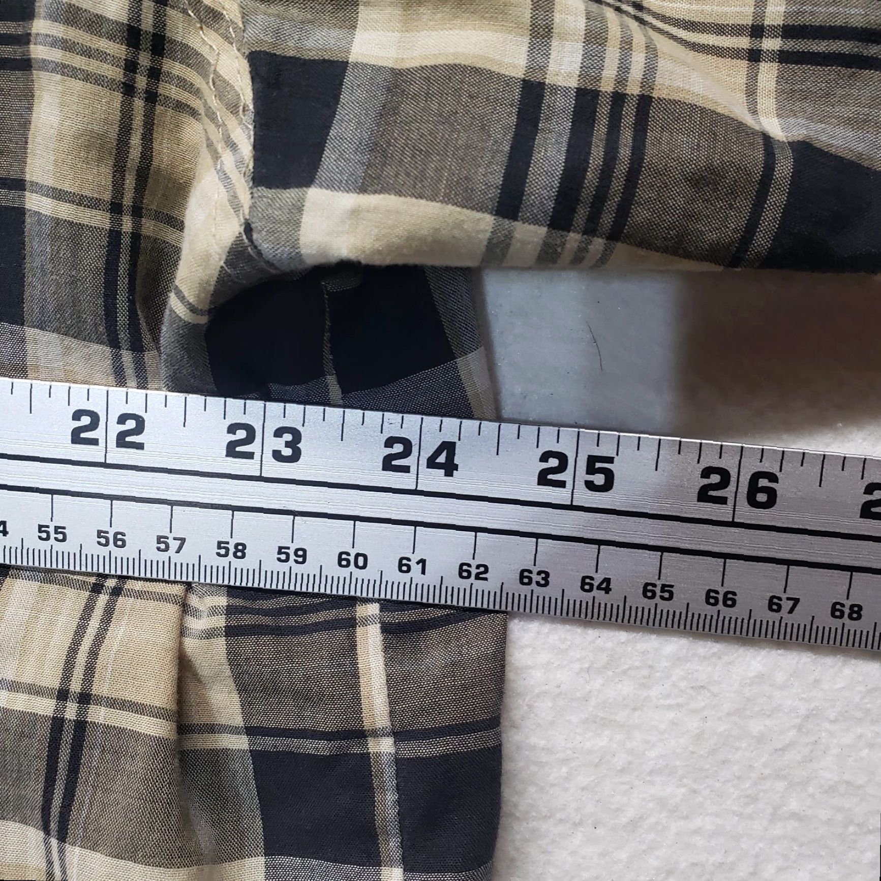 Vintage Vintage Ivy Crew Brown Plaid Long Sleeve Collared Button Up Shirt Adult Men's 2XL Retro 80s 90s Cotton Size US XXL / EU 58 / 5 - 6 Thumbnail