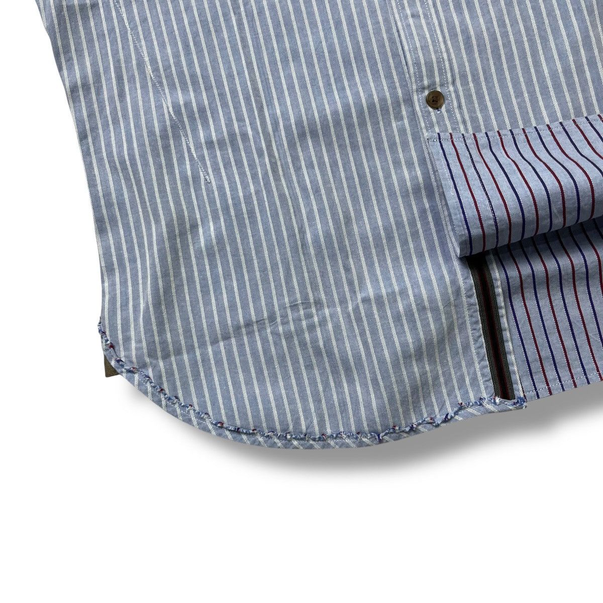 PPFM PPFM Reconstruct product striped button ups shirt Size US L / EU 52-54 / 3 - 5 Thumbnail