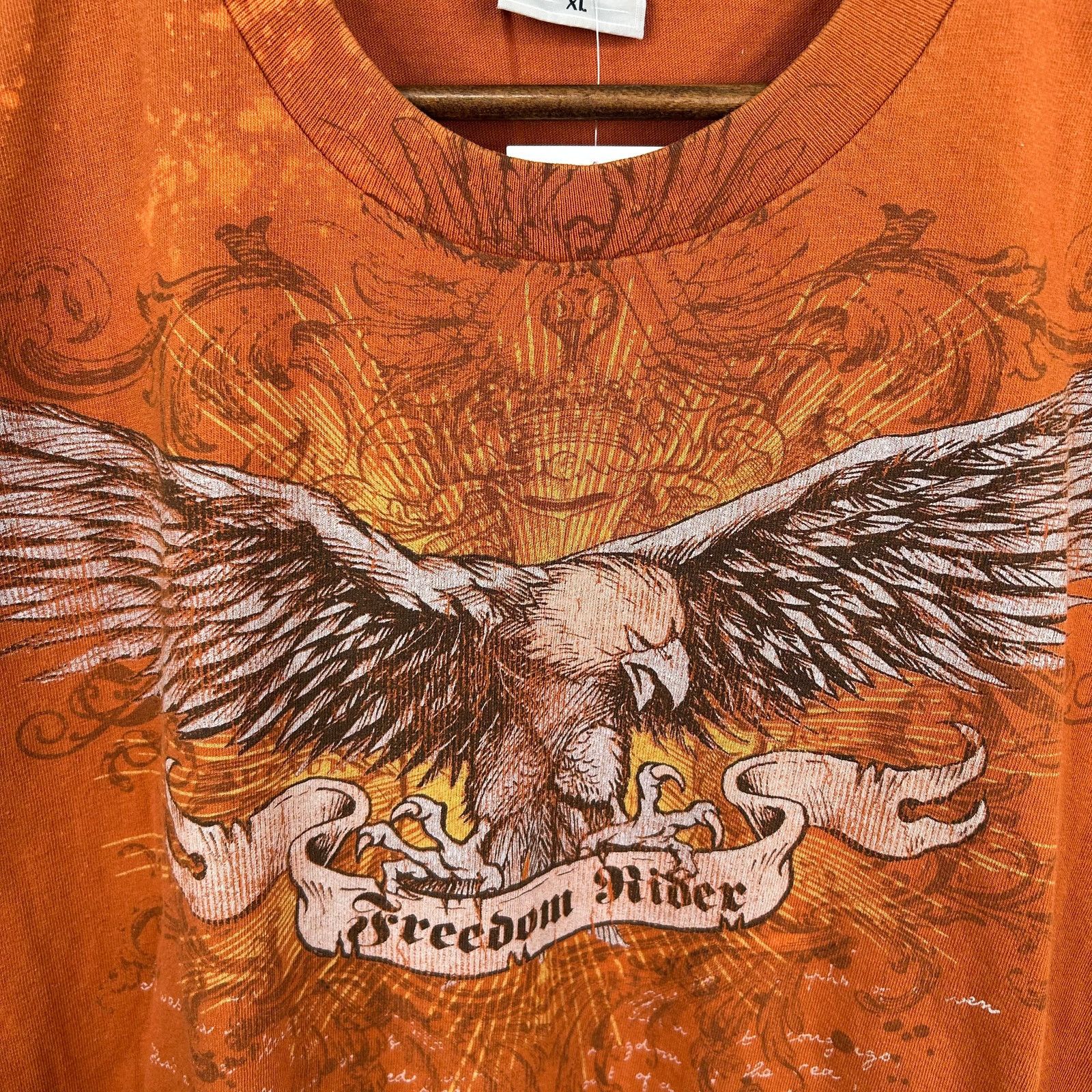 Other Vintage y2k Freedom River Eagle Graphic Tee Size X-Large Size US XL / EU 56 / 4 - 2 Thumbnail