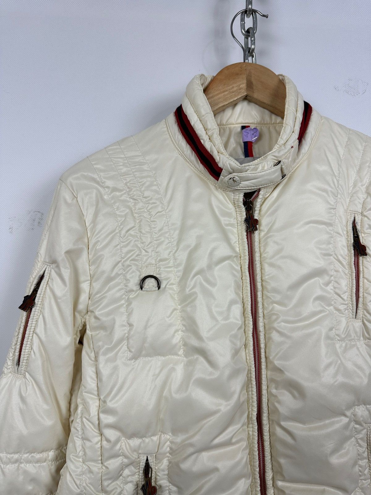 Moncler Moncler Grenoble Light Beige Zip Up Down Puffer Jacket Size XL / US 12-14 / IT 48-50 - 6 Thumbnail