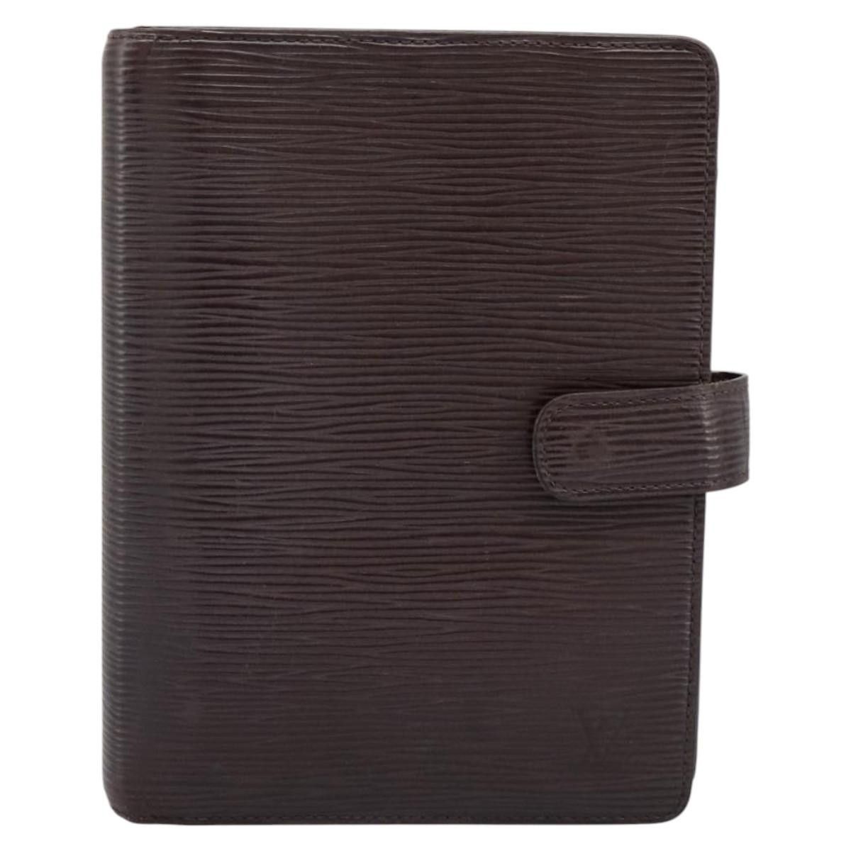 Louis Vuitton Couverture Agenda Fonctionnel Mm Brown Leather Wallet Size ONE SIZE - 1 Thumbnail