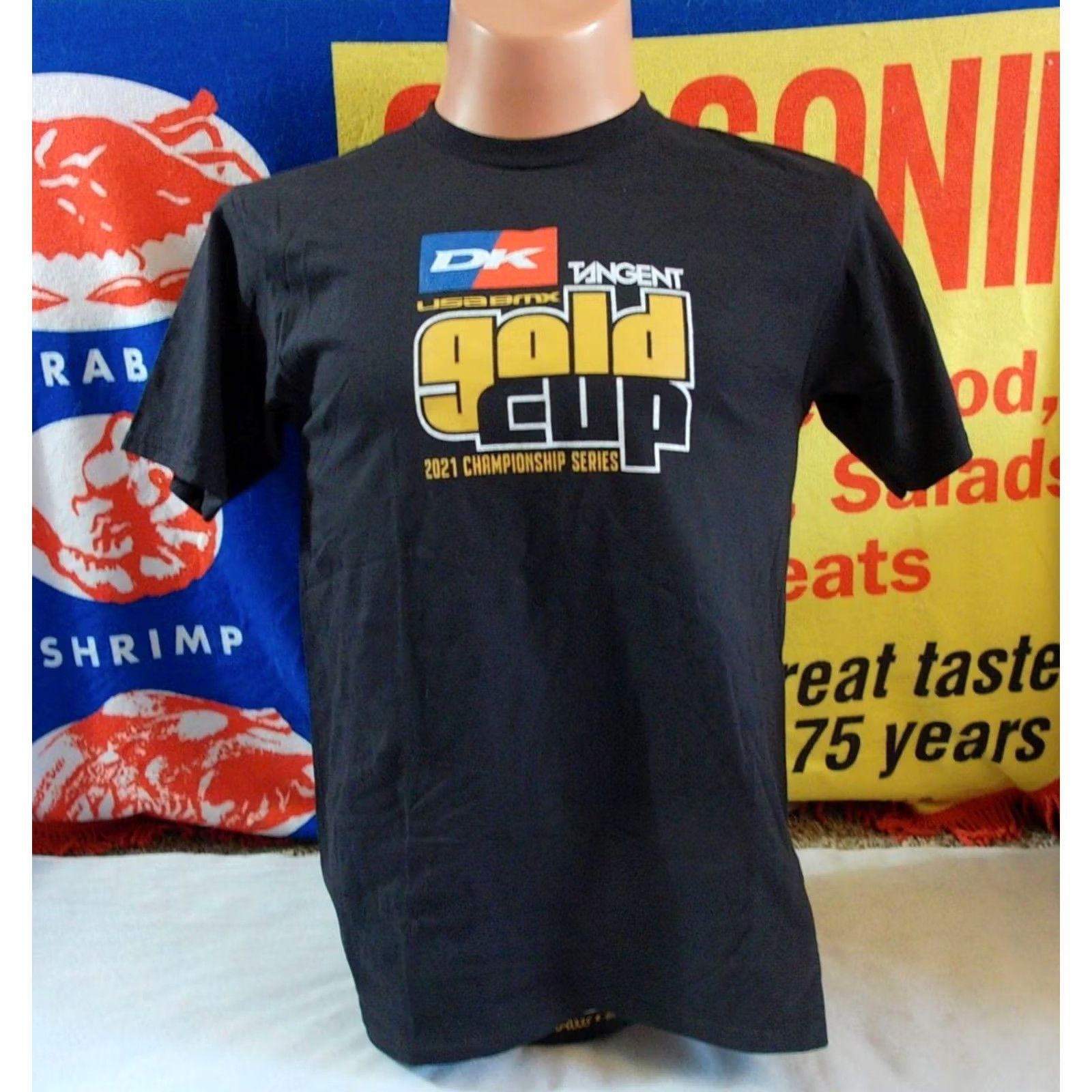 Port & Company USA BMX Gold Cup CHAMPIONSHIP SERIES Shirt DK Tangent Bike 2021 Men's Medium t Size US M / EU 48-50 / 2 - 2 Thumbnail
