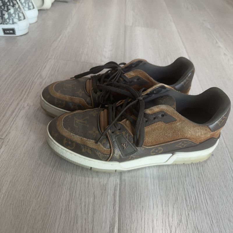 Louis Vuitton Louis Vuitton Fashion Casual Sneakers in Brown -2505 Size US 10 / EU 43 - 1 Thumbnail