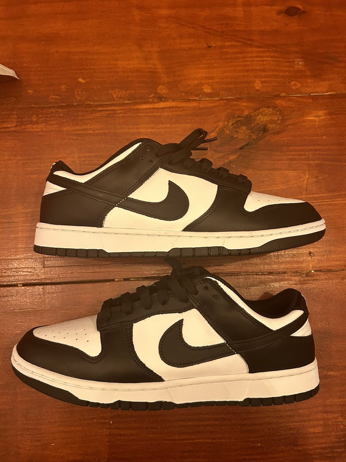 Nike Nike Dunk Low Retro White Black Panda Size US 12 / EU 45 - 1 Thumbnail