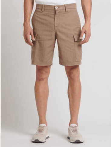 image of Brunello Cucinelli O1W1Db10524 Bermuda Shorts In Dark Brown, Men's (Size 32)