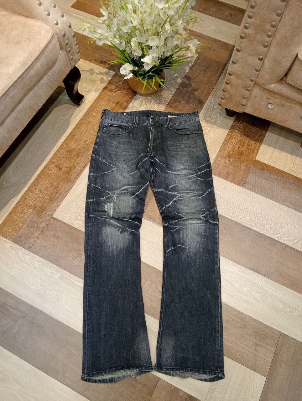 SEMANTIC DESIGN JAPAN FLARED DENIM PANTS