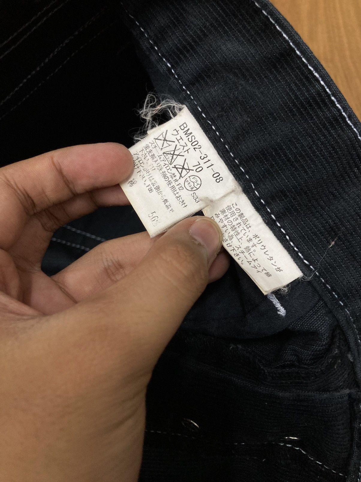 Burberry Vintage Burberry Black Label Contrast Stitch Corduroy Pants Size US 28 / EU 44 - 19 Thumbnail