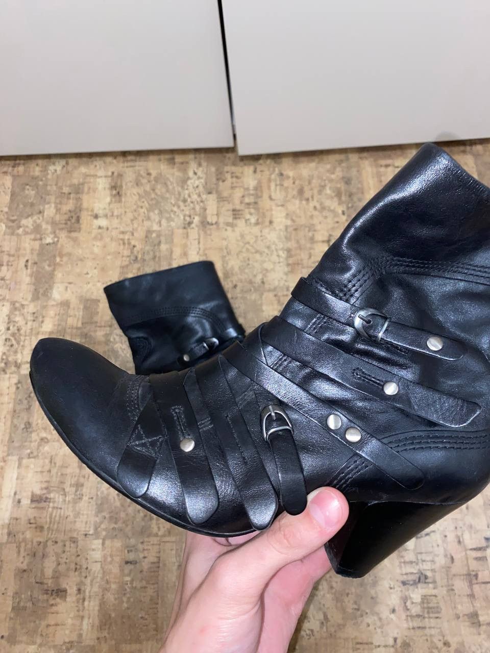 Japanese Brand Bocage Paris Avant-garde boxing leather shoes Japanese style Size US 7 / IT 37 - 4 Thumbnail