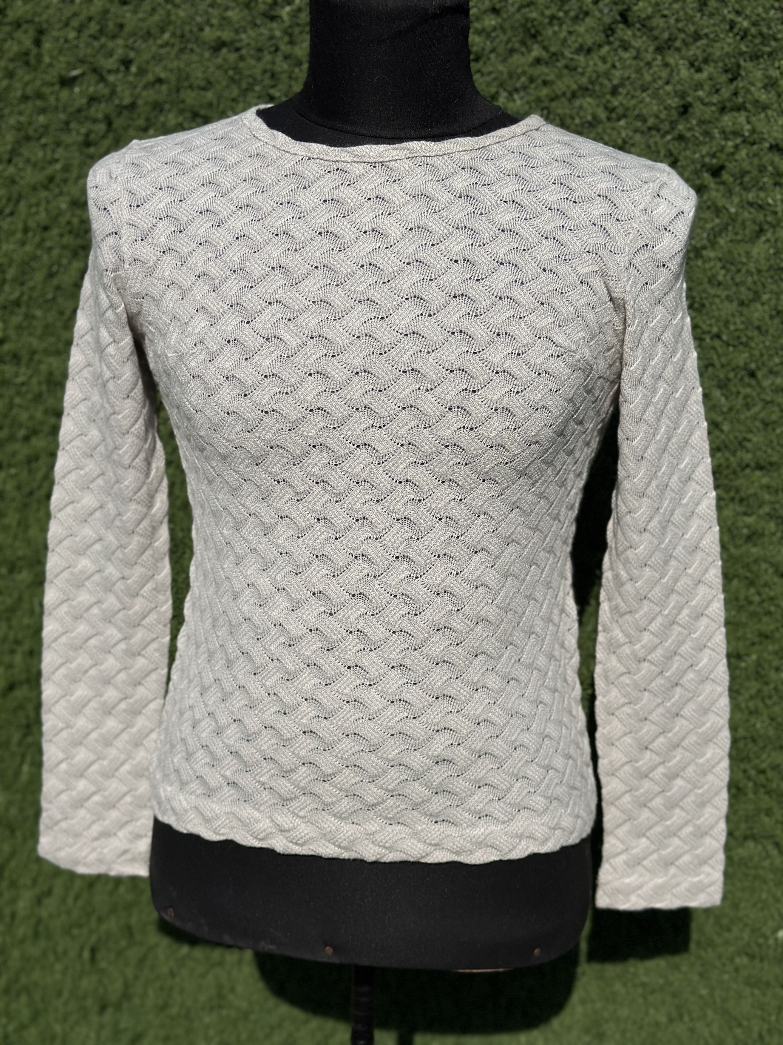 Missoni Missoni Sport Openwork Knit Wool Blend Sweater Italy Size 42 Size S / US 4 / IT 40 - 2 Thumbnail
