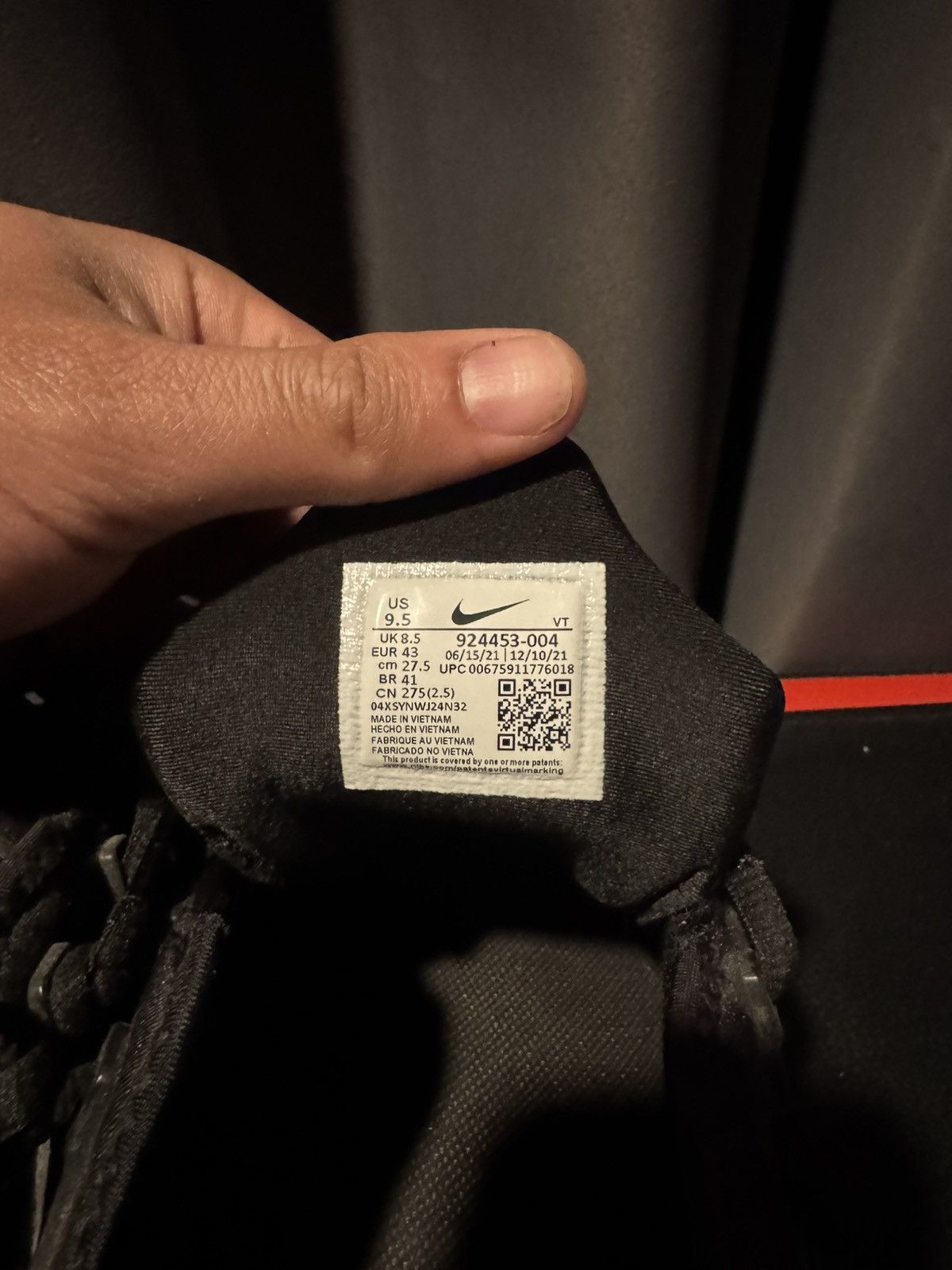 Nike Nike Vapor Max Black Size US 9.5 / EU 42-43 - 5 Thumbnail