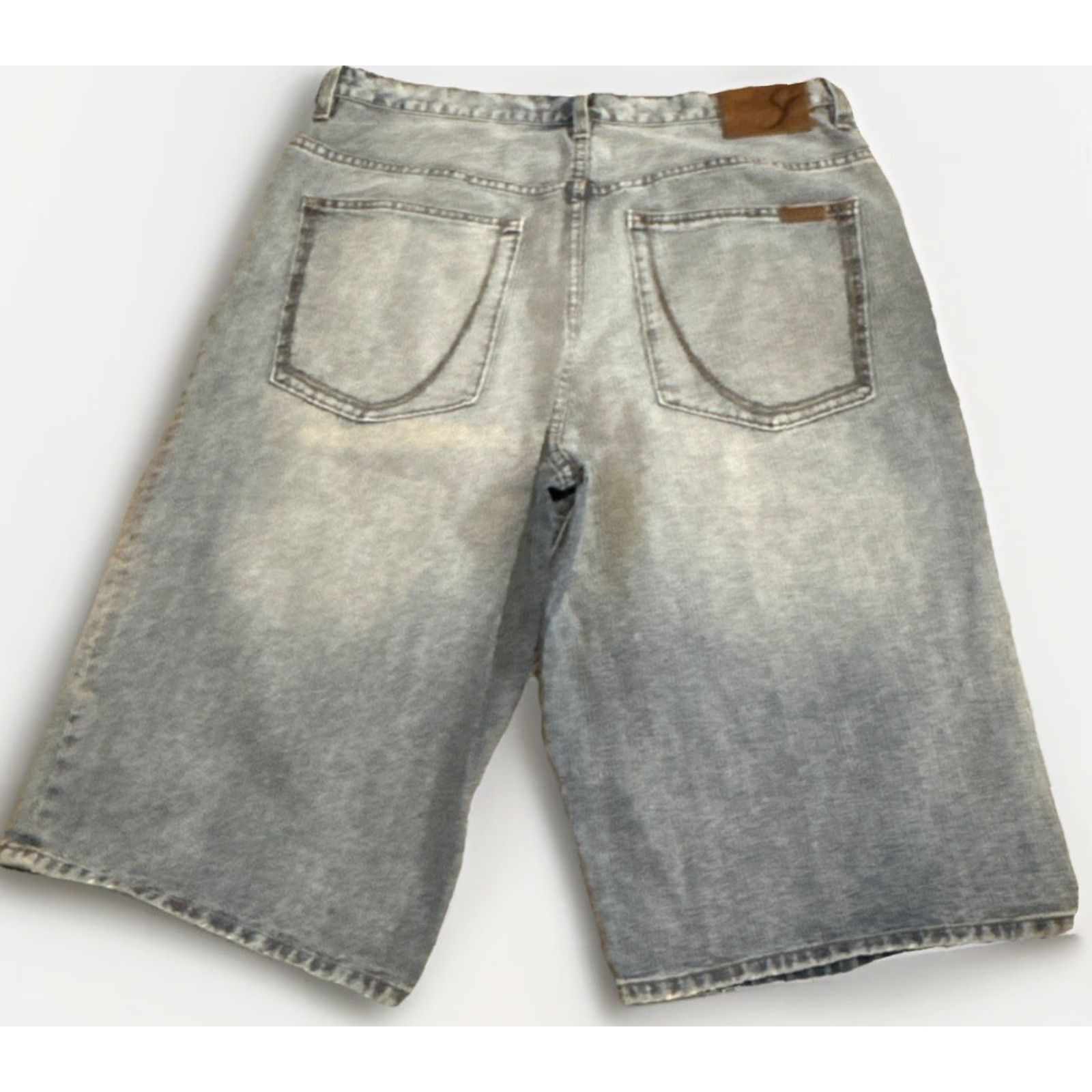 Sean John VINTAGE Sean John Baggy Denim Bermuda Shorts 38 Men Blue Jeans Short Mens 90s Y2K Denim Size US 38 / EU 54 - 2 Thumbnail