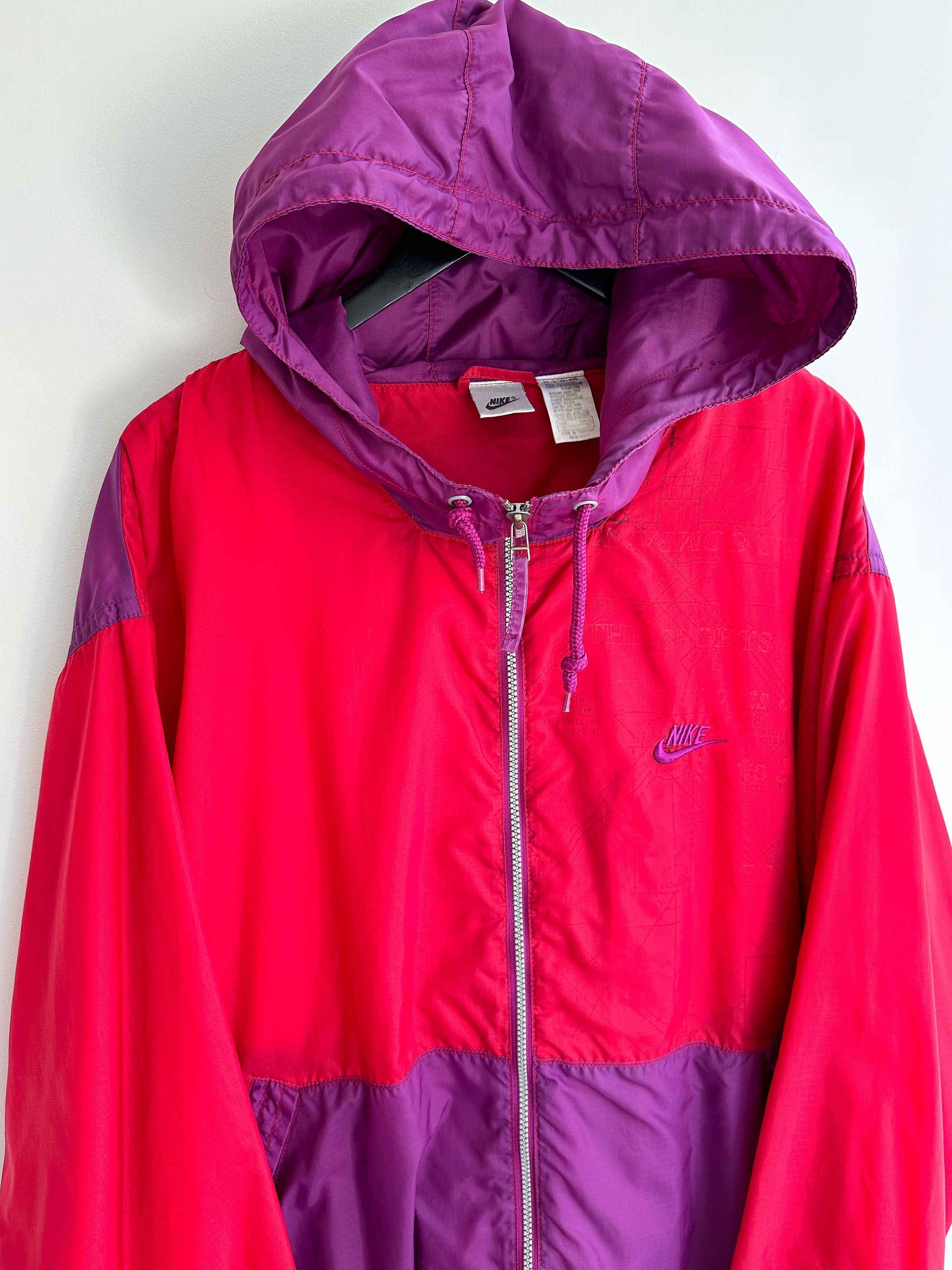 Nike Vintage Nike Track Light Nylon Jacket Size US XL / EU 56 / 4 - 3 Thumbnail