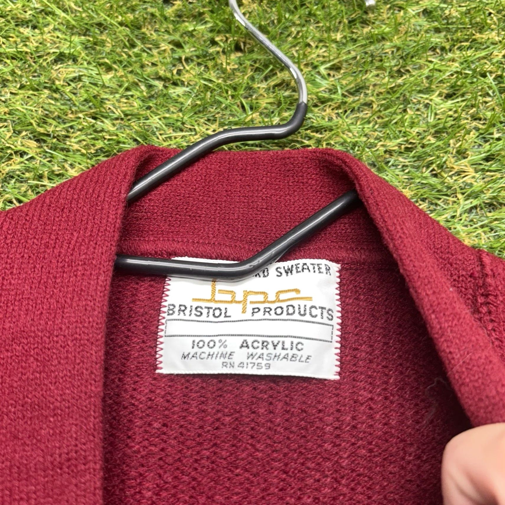 Vintage VINTAGE Sand Knit Letterman Sweater Shirt Mens S 1950s Red Wool 100%SN High School College Size US S / EU 44-46 / 1 - 3 Thumbnail