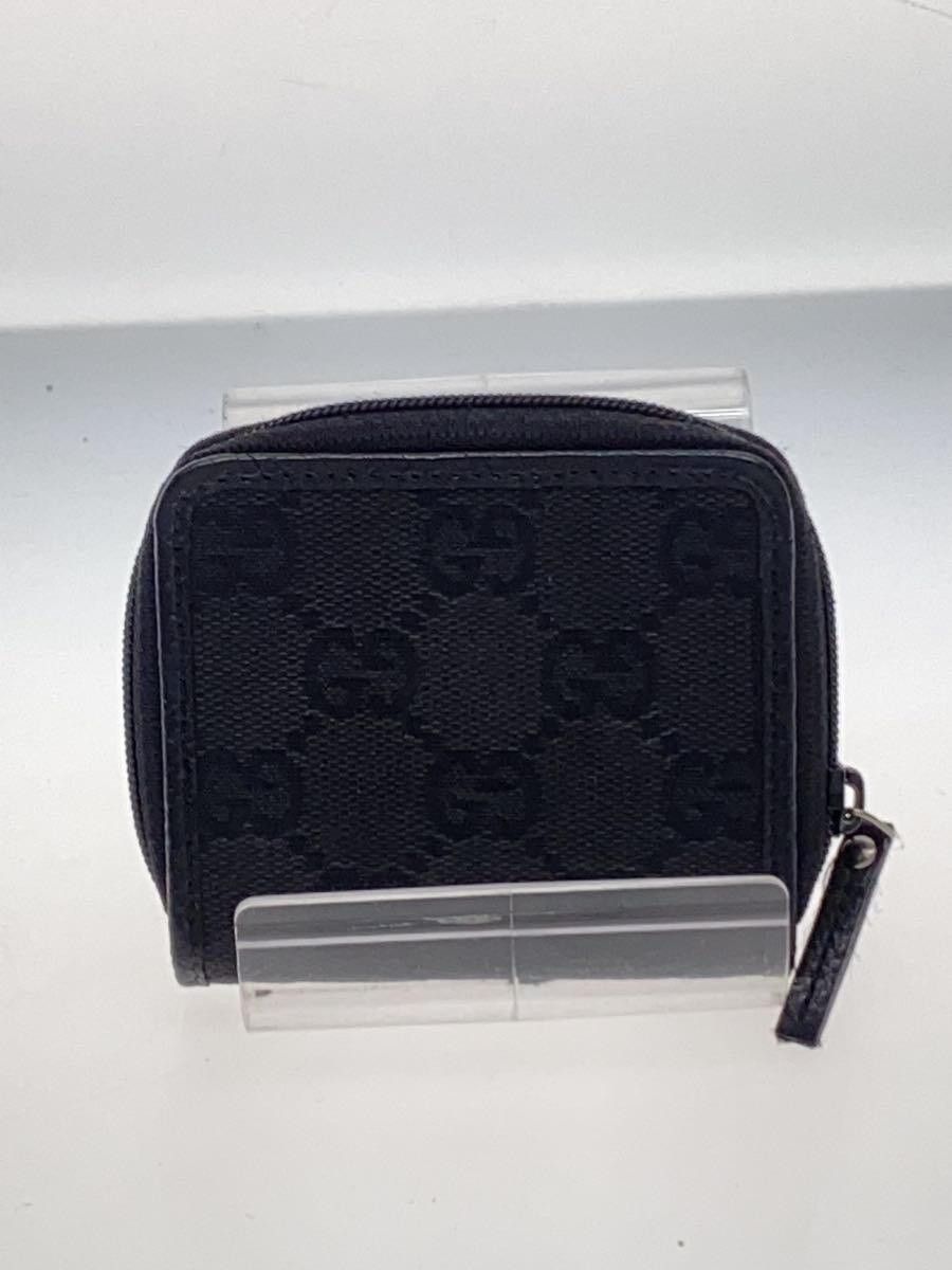 Gucci Gucci GG Canvas Coin Case Black Size ONE SIZE - 2 Thumbnail