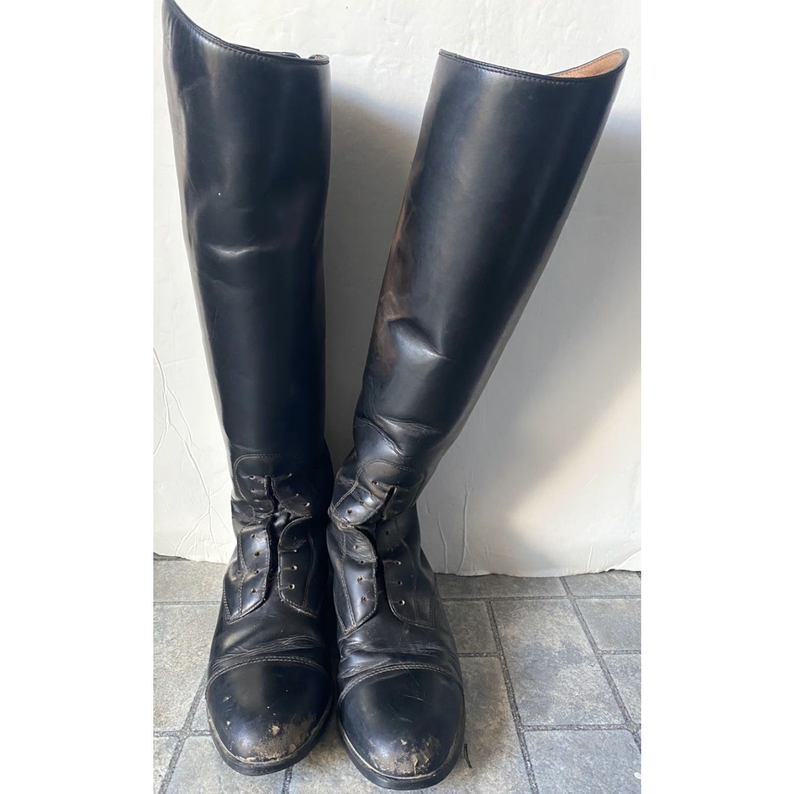 Ariat Ariat 55101 Women Leather Black Riding Boot Knee High Size 6 Boots Womens Size US 6 / IT 36 - 2 Thumbnail