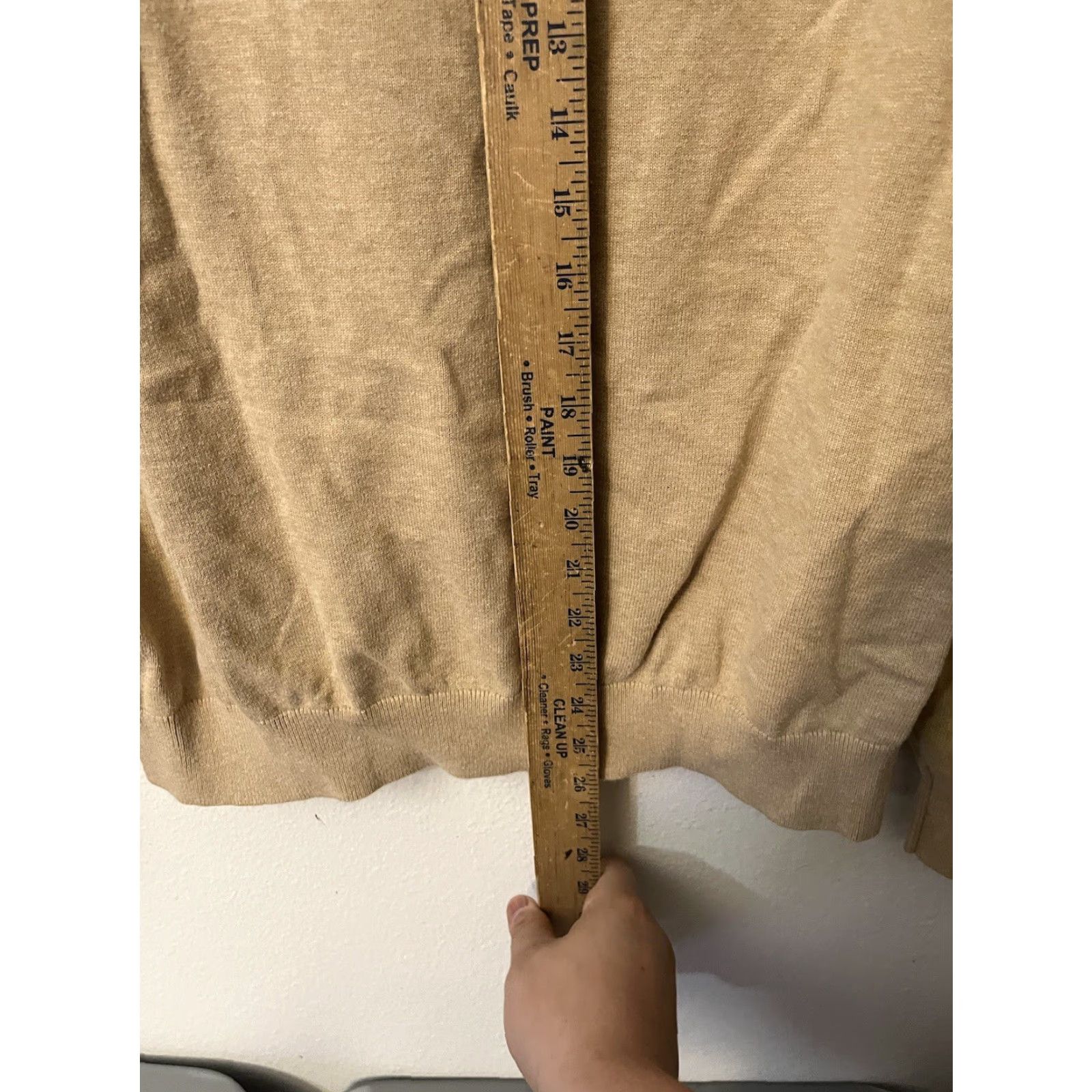 Nautica Nautica Sweater Pullover 1/4 Zip Adult Large Beige Brown Navy Logo Long Sleeve Mens Regular Knit Solid Golf American (Blue) Size US L / EU 52-54 / 3 - 4 Thumbnail
