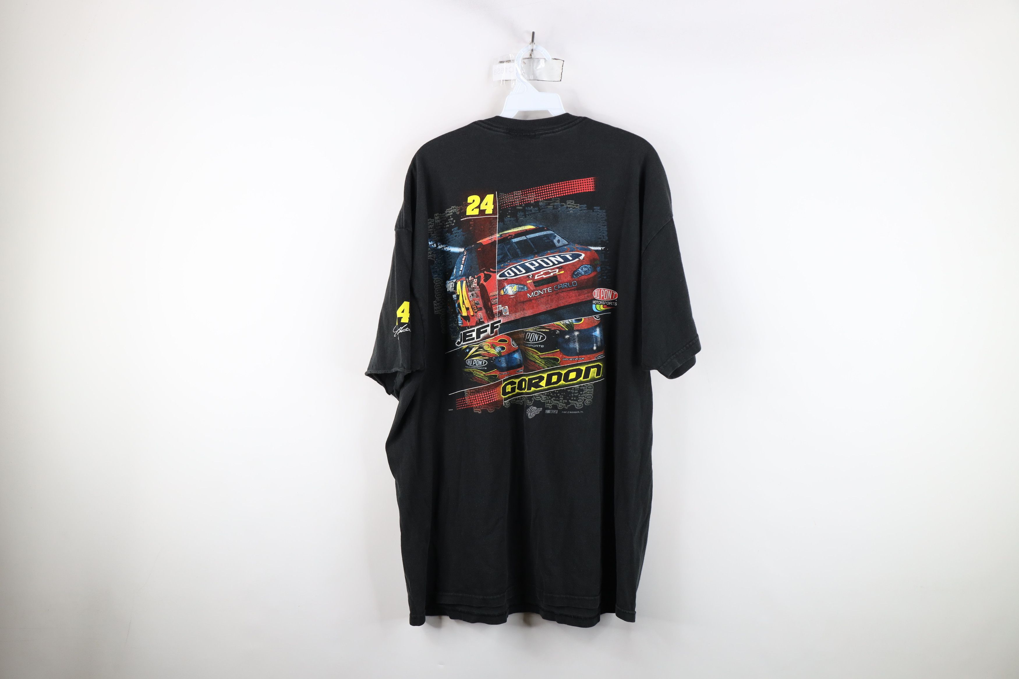 NASCAR × Vintage Vintage Y2K 2003 Nascar Jeff Gordon Racing T-Shirt Black Size US XXL / EU 58 / 5 - 14 Thumbnail