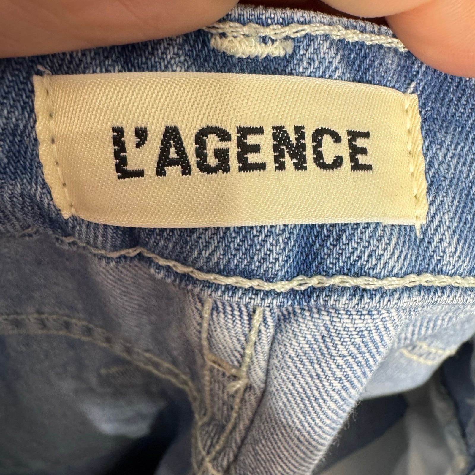 L'AGENCE L’AGENCE June Ultra High Rise Straight Leg Jeans Size 31 Size 31" - 5 Thumbnail