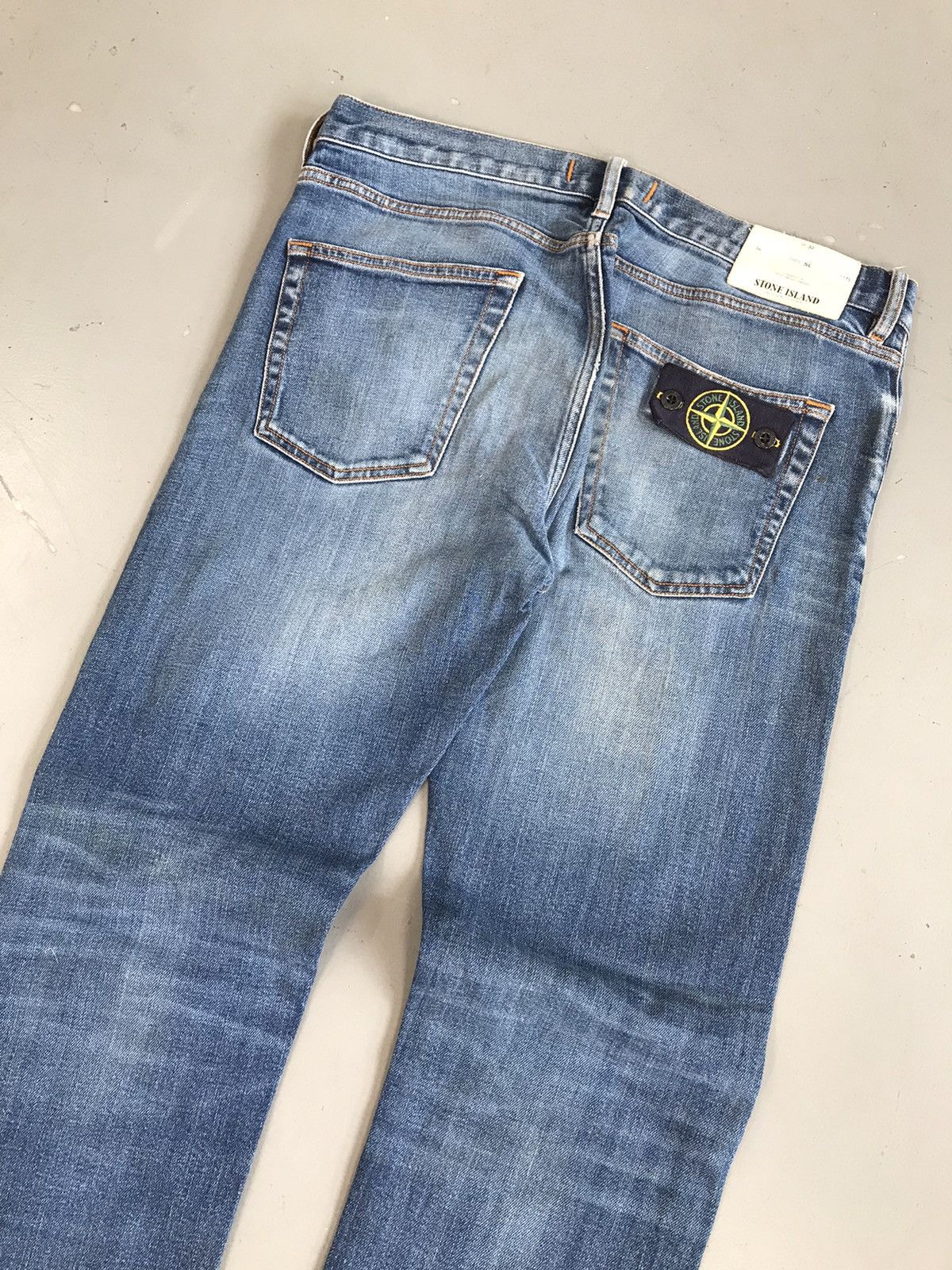 Stone Island × Vintage Super rare vintage stone island straight fit denim Size US 34 / EU 50 - 9 Thumbnail