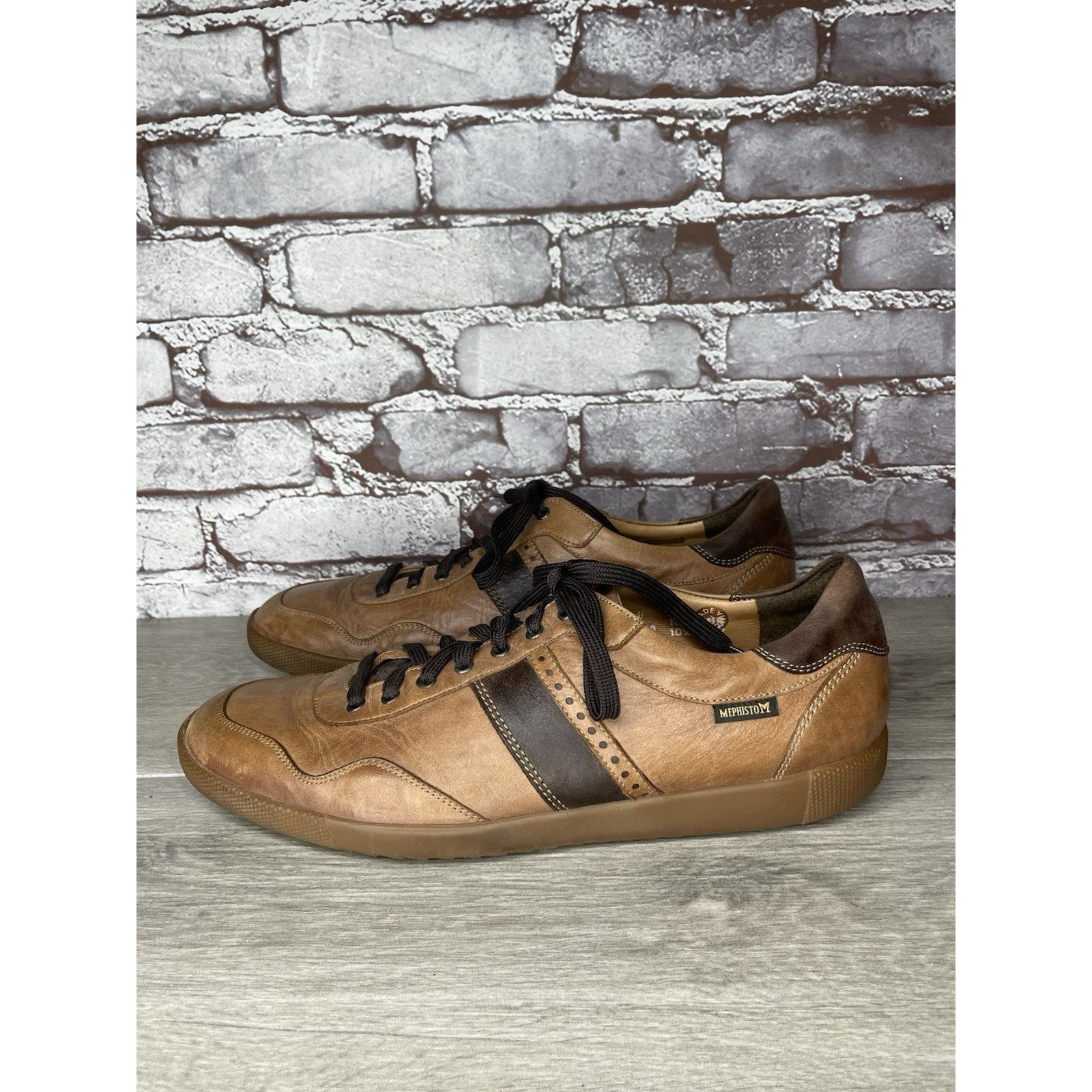 Mephisto Mephisto Chestnut Brown Leather Steve Urban Sneaker Shoes Me Size US 10.5 / EU 43-44 - 1 Thumbnail
