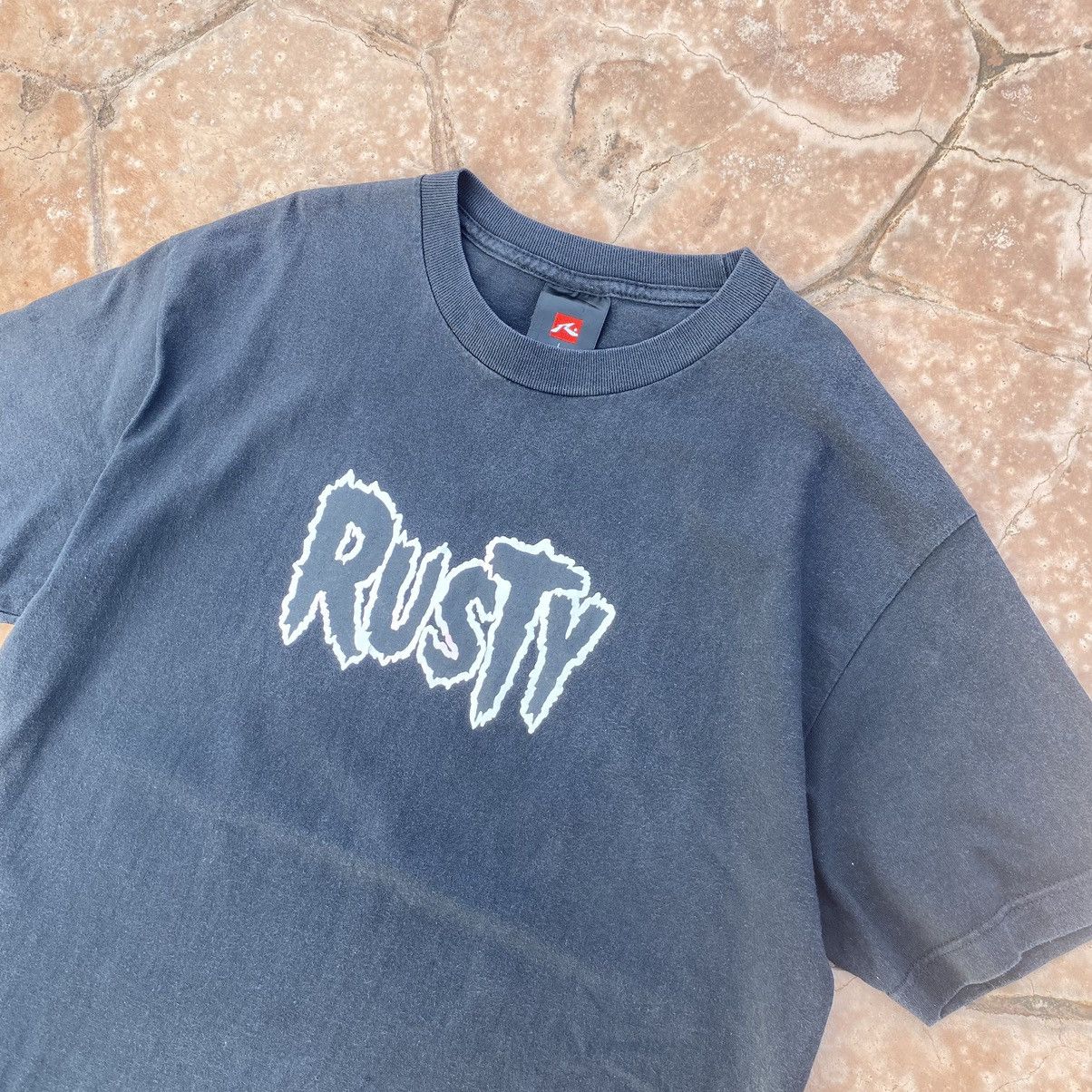 Rusty Thrashed Faded Vintage Y2K Rusty Surf ERD GRUNGE TEE Size US L / EU 52-54 / 3 - 3 Thumbnail