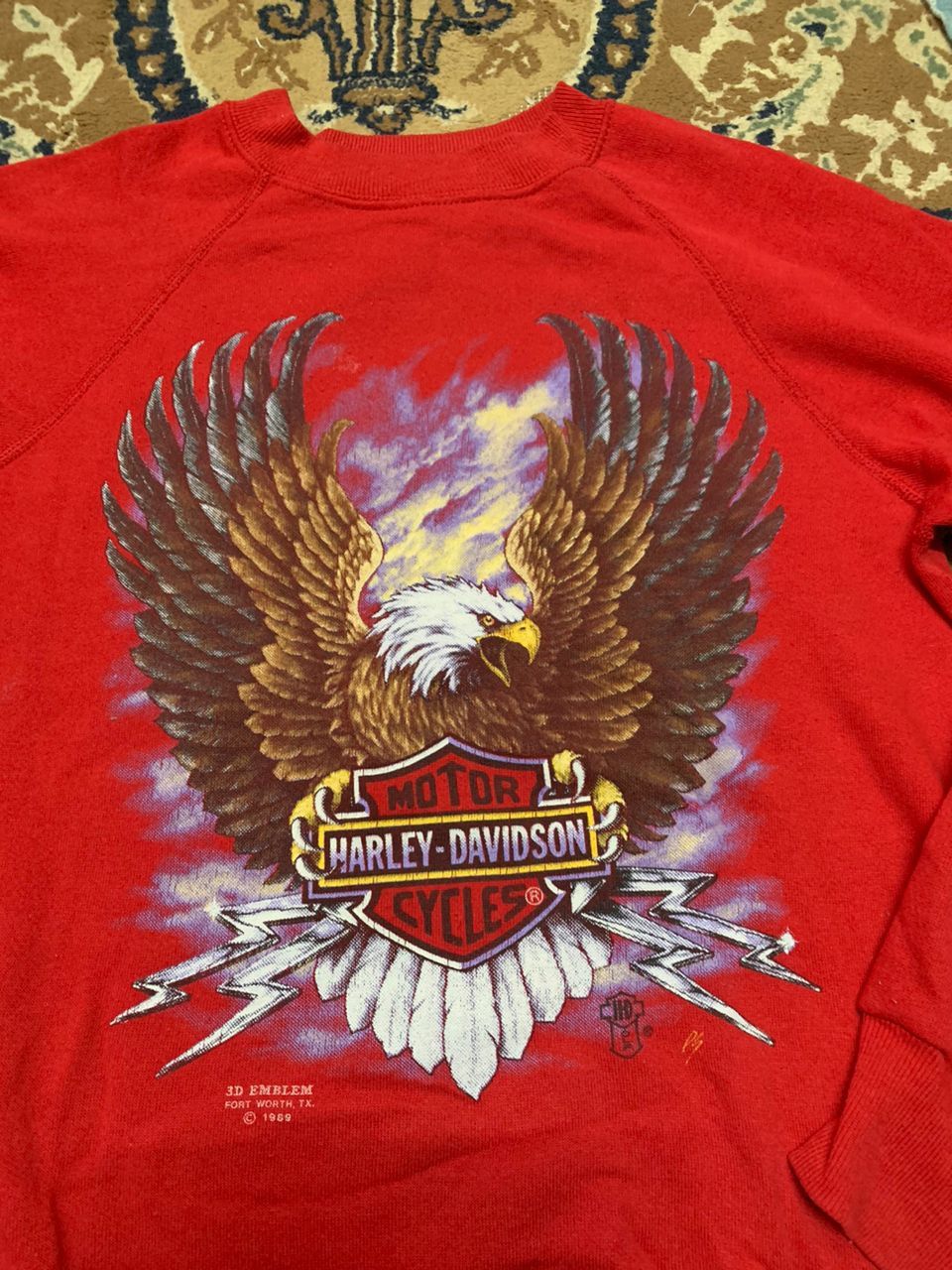 Vintage VINTAGE HARLEY DAVIDSON SWEATSHIRT Size US L / EU 52-54 / 3 - 6 Thumbnail