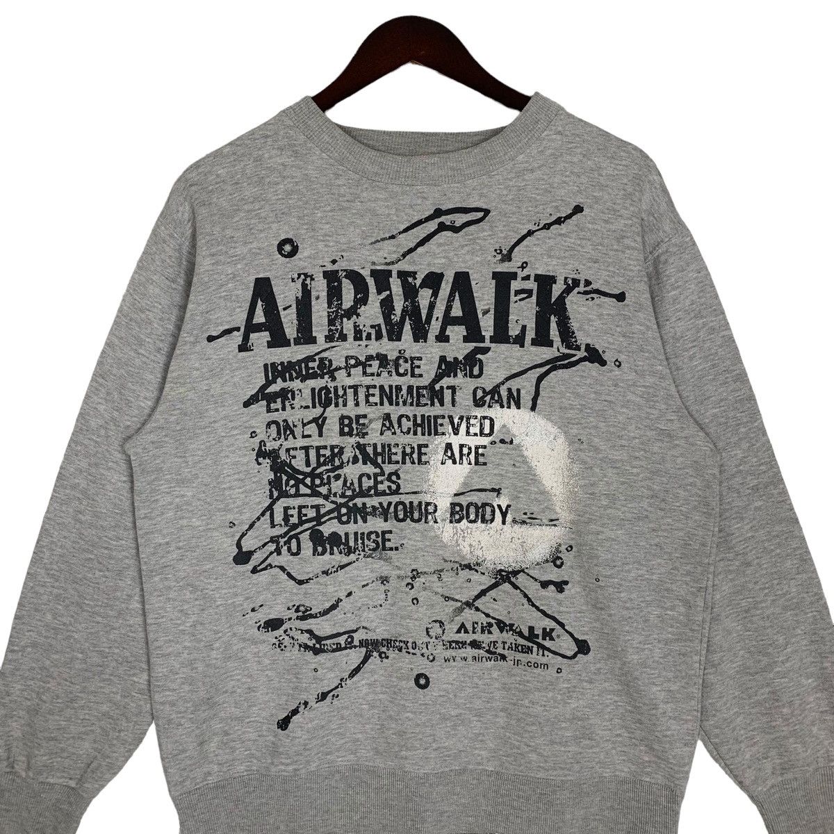 Airwalk × Japanese Brand Airwalk Skateboard Style Streetwear Crewneck Sweatshirt Size US M / EU 48-50 / 2 - 1 Thumbnail