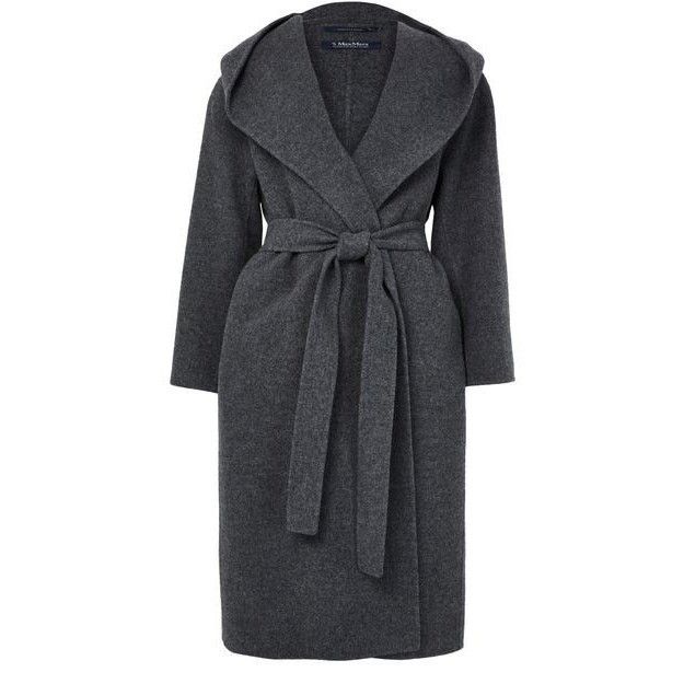 Max Mara MAX MARA Remo Belted Gray Wool Long Coat New & Authentic (Wo Size XS / US 0-2 / IT 36-38 - 1 Thumbnail