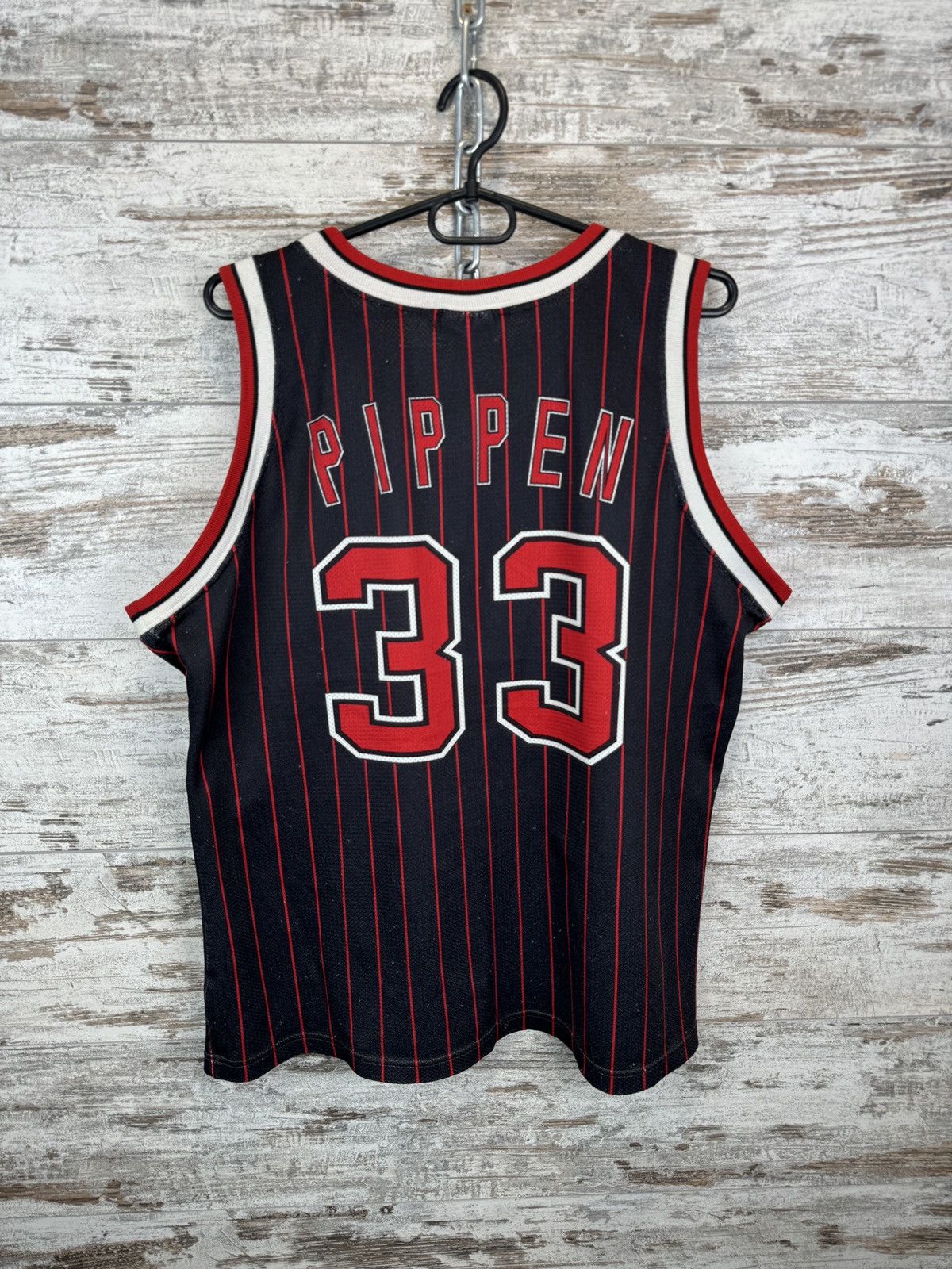 NBA Mens Vintage Champion Chicago Bulls Scottie Pippen T-shirt Size US M / EU 48-50 / 2 - 12 Thumbnail
