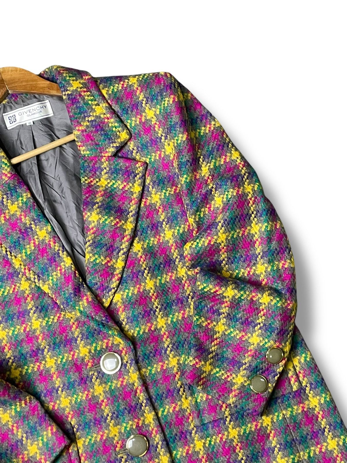 Givenchy × Japanese Brand × Vintage Vintage Givenchy Glamour Wool Blazer (81) Size US S / EU 44-46 / 1 - 2 Thumbnail