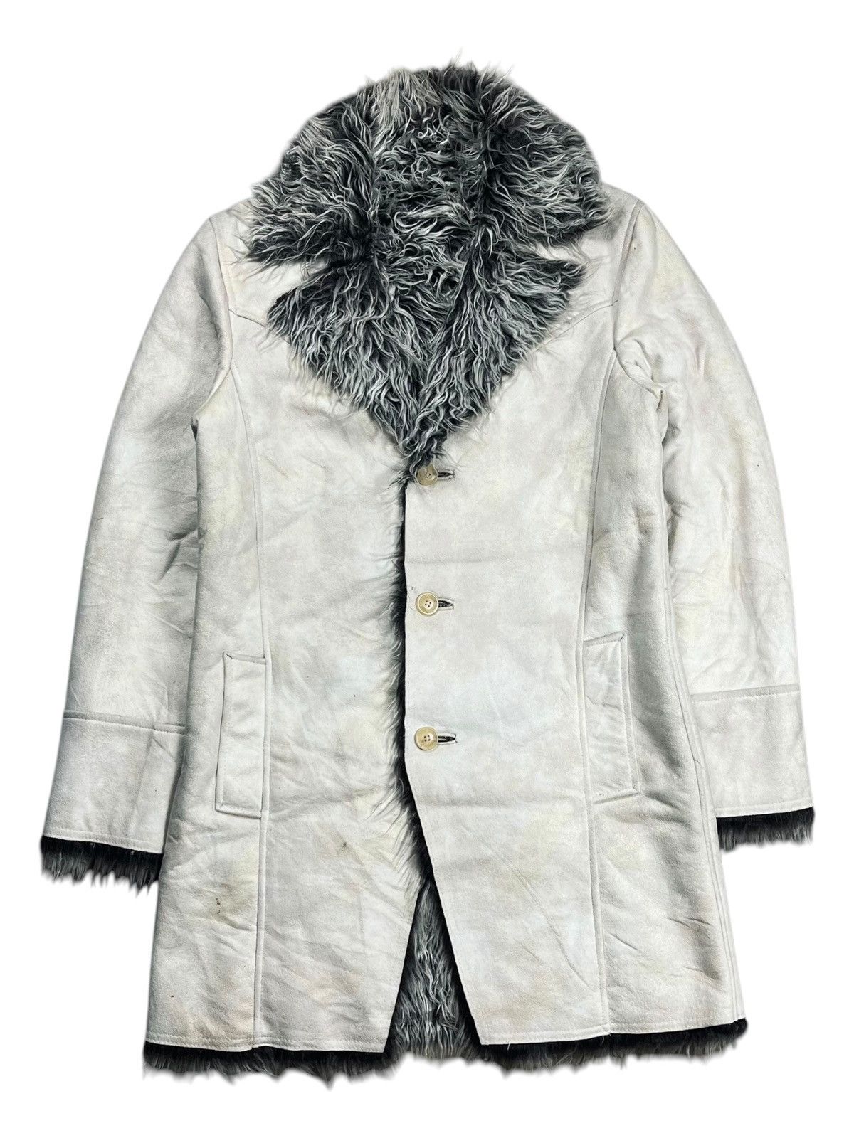 Japanese Brand 2000s Semantic Design - Vkei Style Fur Liner Jacket Size US M / EU 48-50 / 2 - 2 Thumbnail