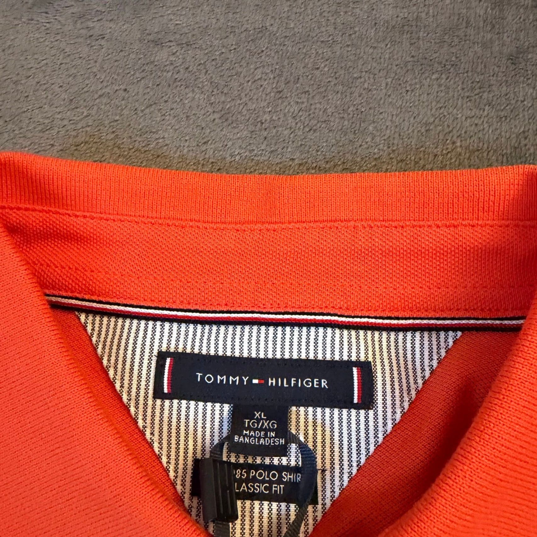 Tommy Hilfiger Tommy Hilfiger Polo Shirt Mens XL Orange Classic Fit Logo NWT Size US XL / EU 56 / 4 - 2 Thumbnail