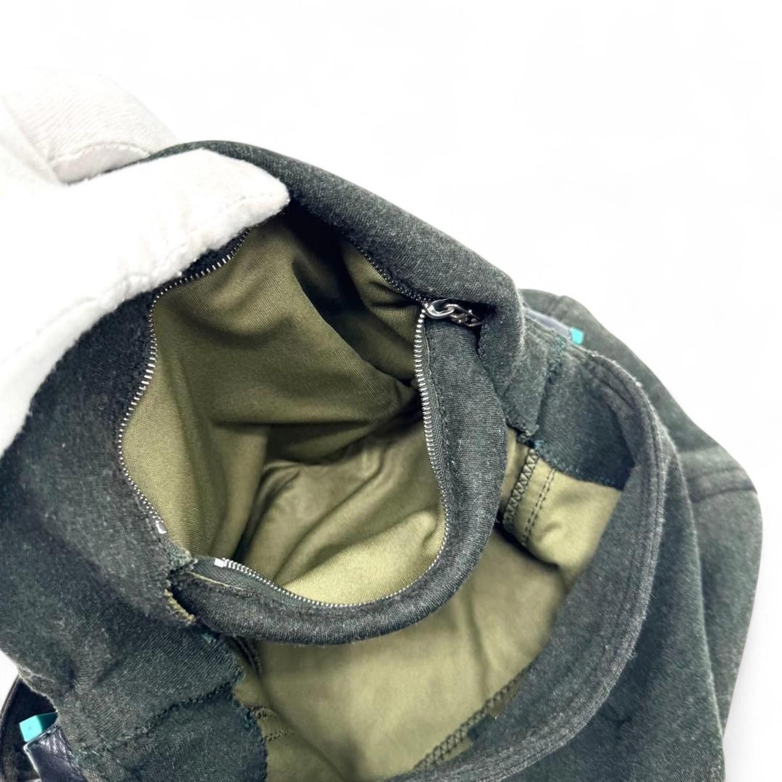 Fendi Fendi - Green Fabric Baguette Bag Turquoise Buckle Size ONE SIZE - 7 Thumbnail