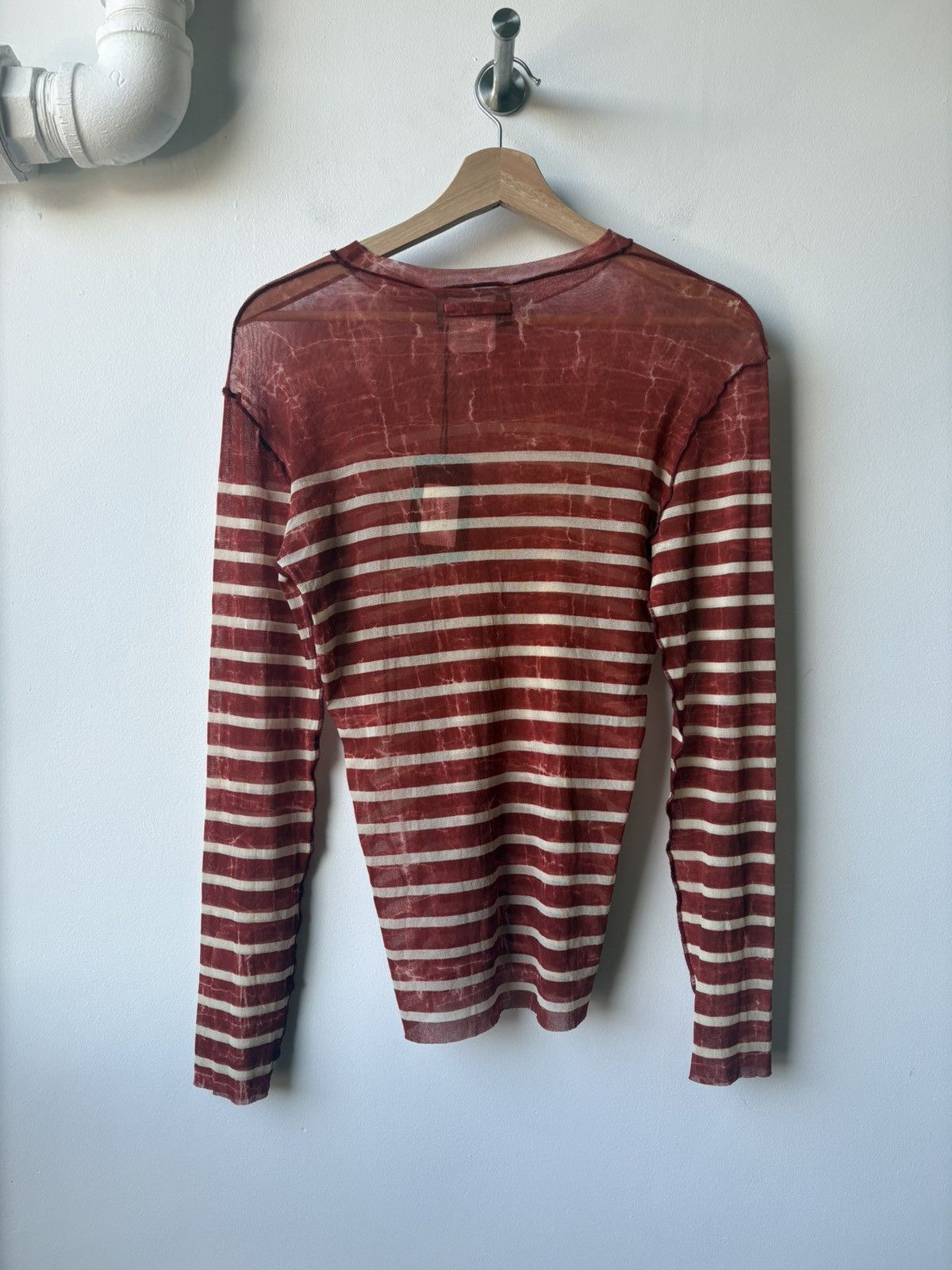 Jean Paul Gaultier Jean-Paul Gaultier 2000s red mesh top Size US S / EU 44-46 / 1 - 2 Thumbnail