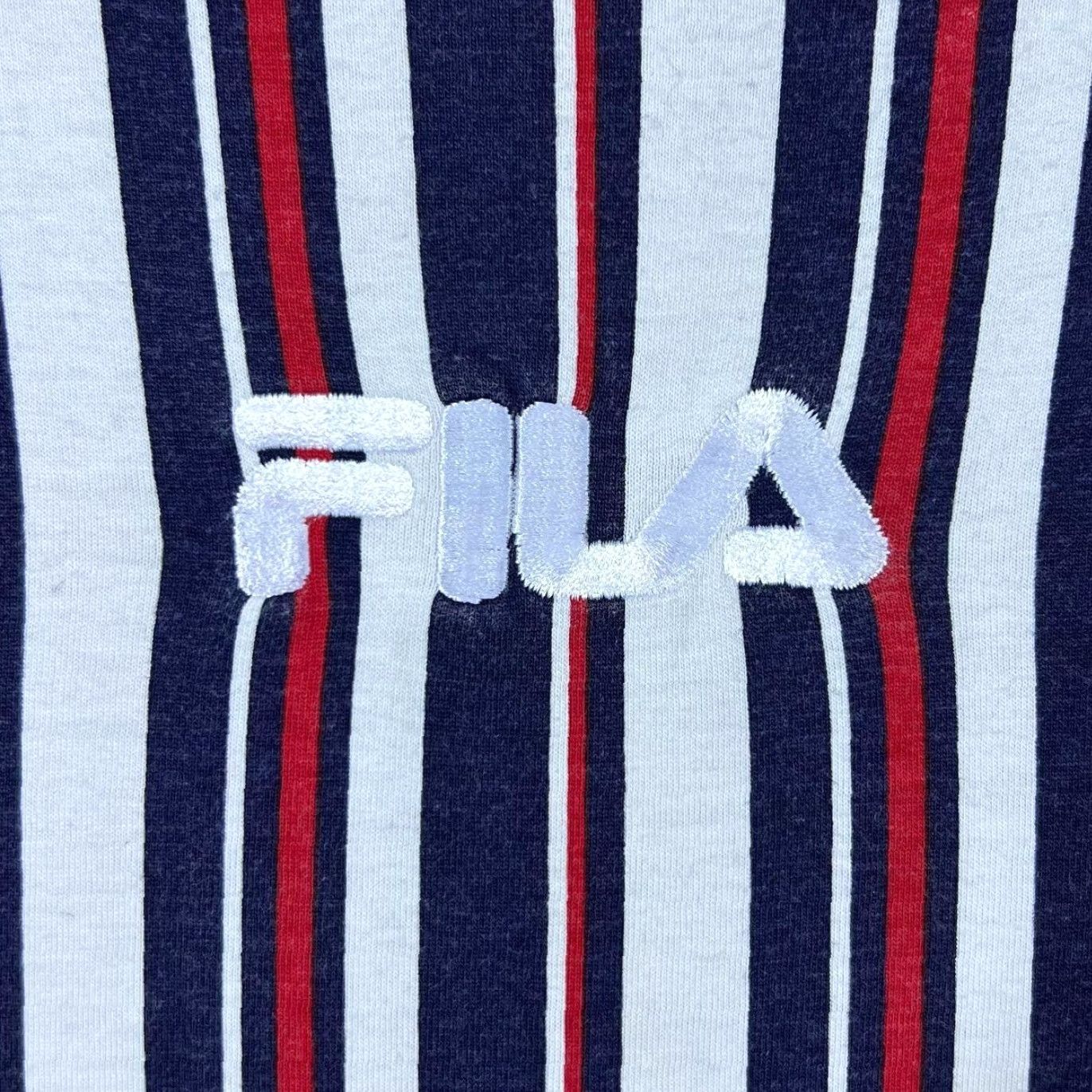 Fila FILA Embroidered Centre Logo Multi Striped Colour Block T-Shirt Medium Size US M / EU 48-50 / 2 - 4 Thumbnail