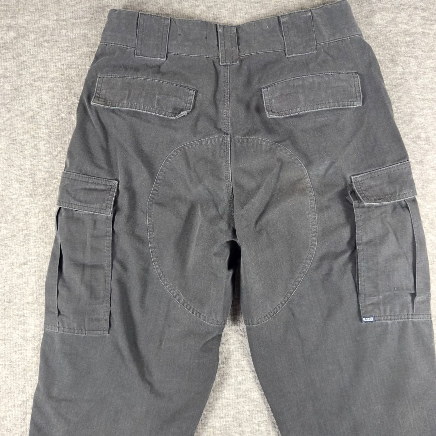 Vintage 5.11 Tactical Pants Mens Cargo Gray 28x32 TDU Ripstop Polyester Blend 74003 Size US 28 / EU 44 - 7 Thumbnail