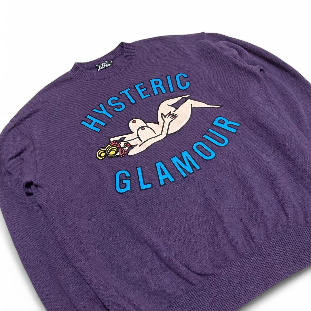 Hysteric Glamour Hysteric Glamour - M Knit Cotton Playboy Naked His Girl Size US M / EU 48-50 / 2 - 3 Thumbnail