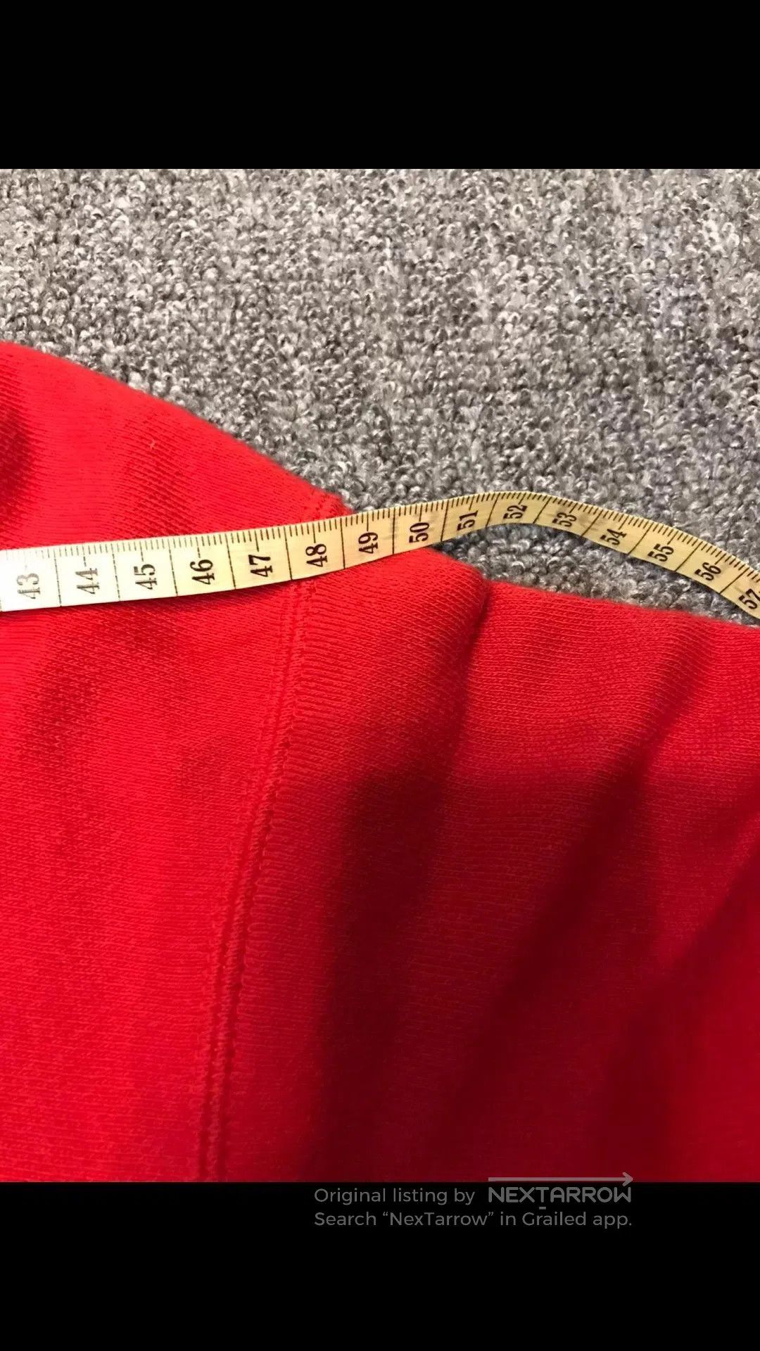 Gucci Red Hoodie with Drawstring and Kangaroo Pocket. Size US M / EU 48-50 / 2 - 7 Thumbnail