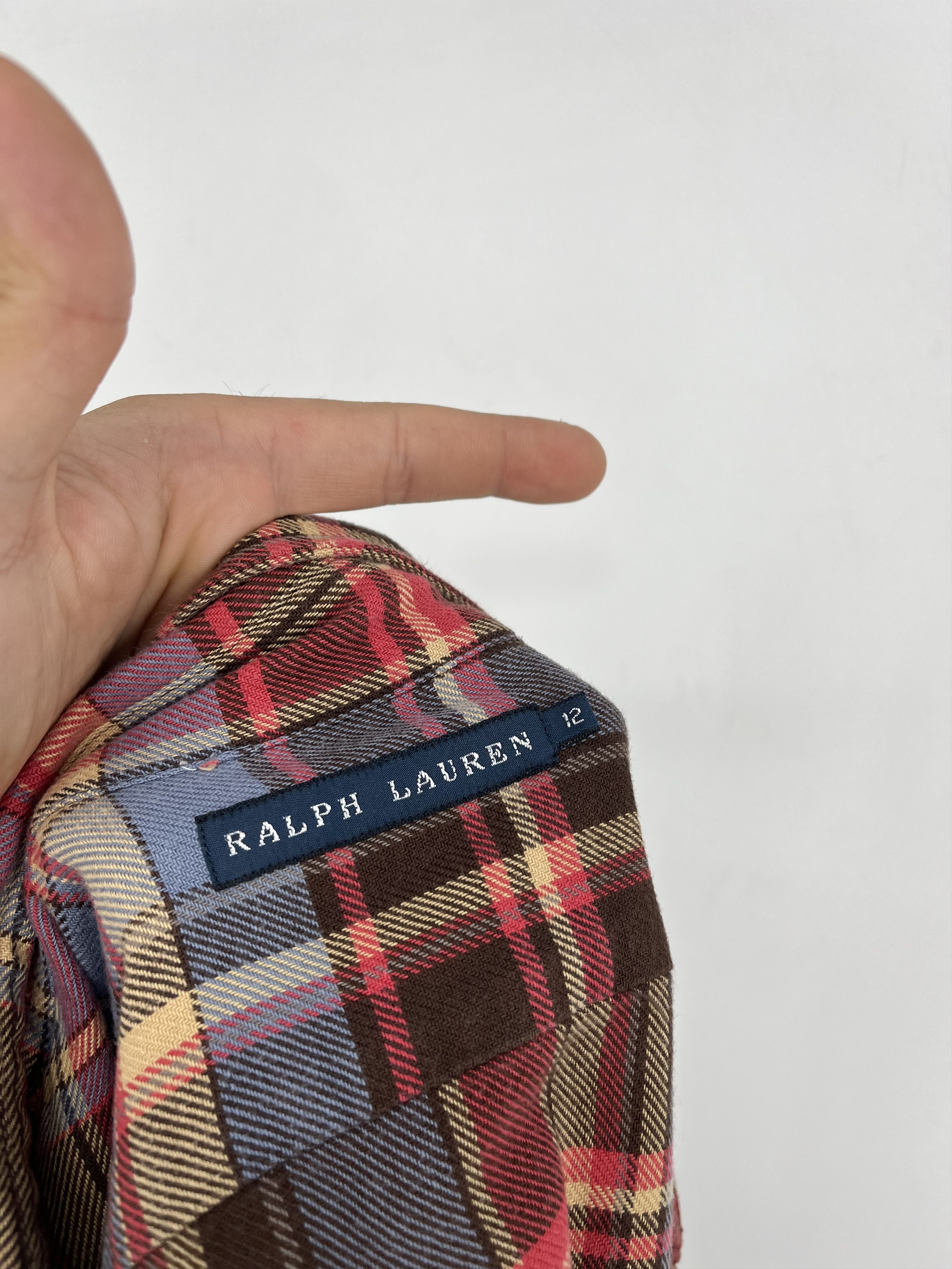 Flannel Vintage Flannel Polo Raplh Lauren Plaid Shirt Travis style Size US S / EU 44-46 / 1 - 11 Thumbnail