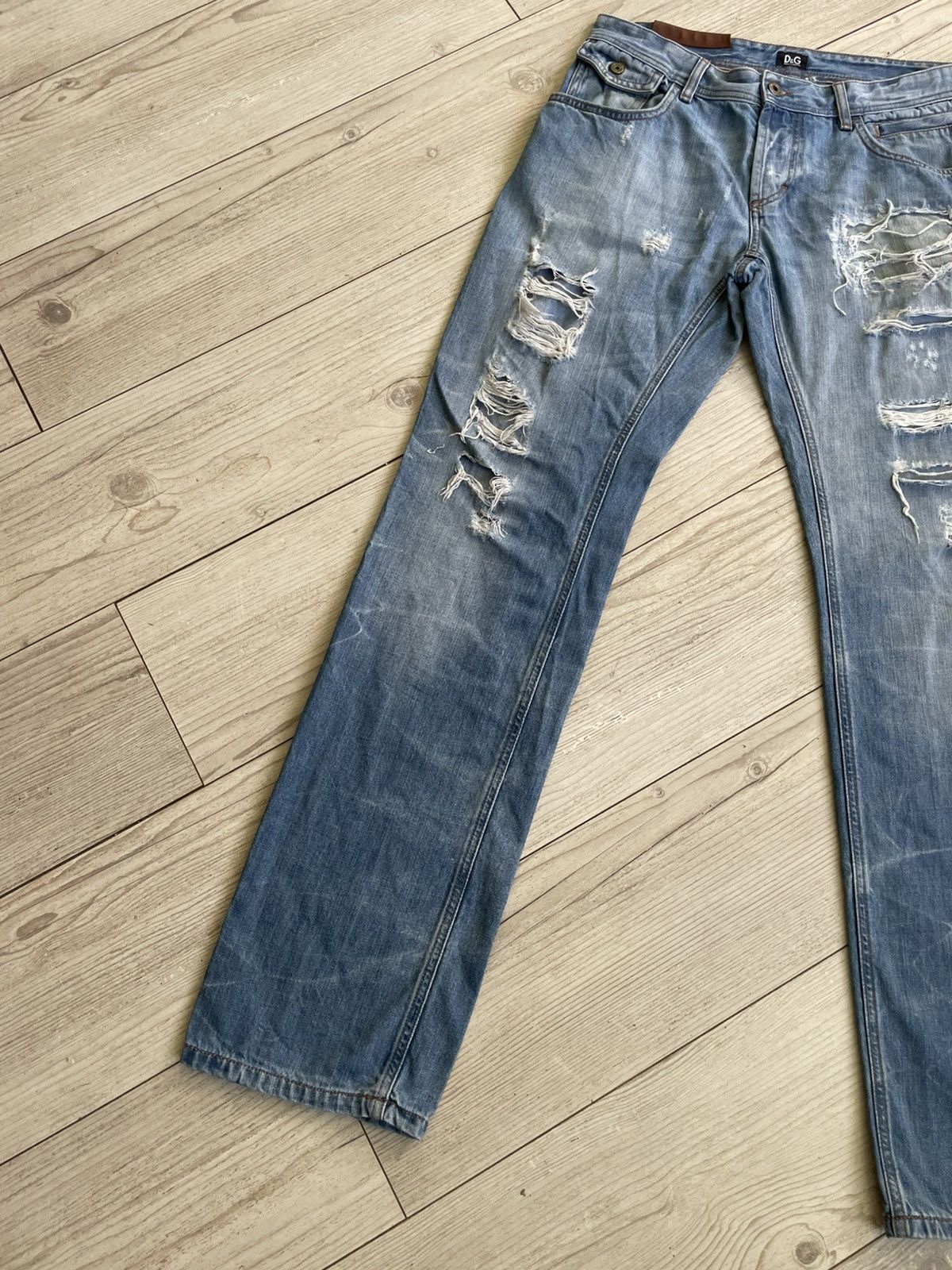 Dolce & Gabbana Dolce & Gabbana Distressed Jeans Size US 33 - 5 Thumbnail