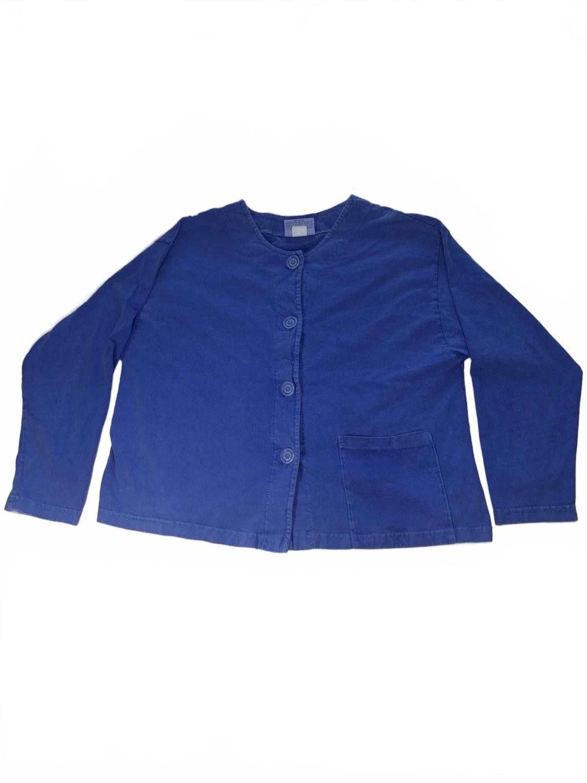 Designer Vintage Fresh Produce Women's Casual Button-Up Cardigan-Blue Size M / US 6-8 / IT 42-44 - 1 Thumbnail