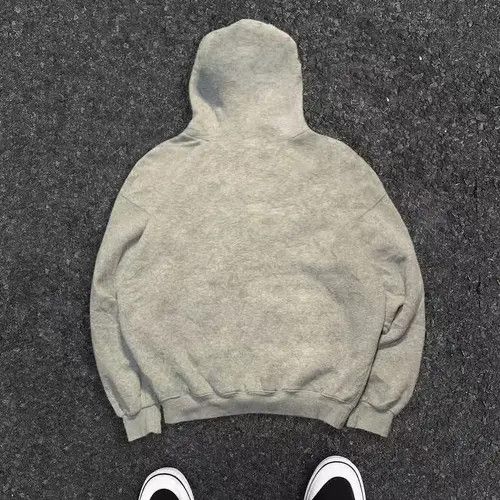 Japanese Brand Grey washed vintage Doberman print hoodie y2k Size US L / EU 52-54 / 3 - 2 Thumbnail